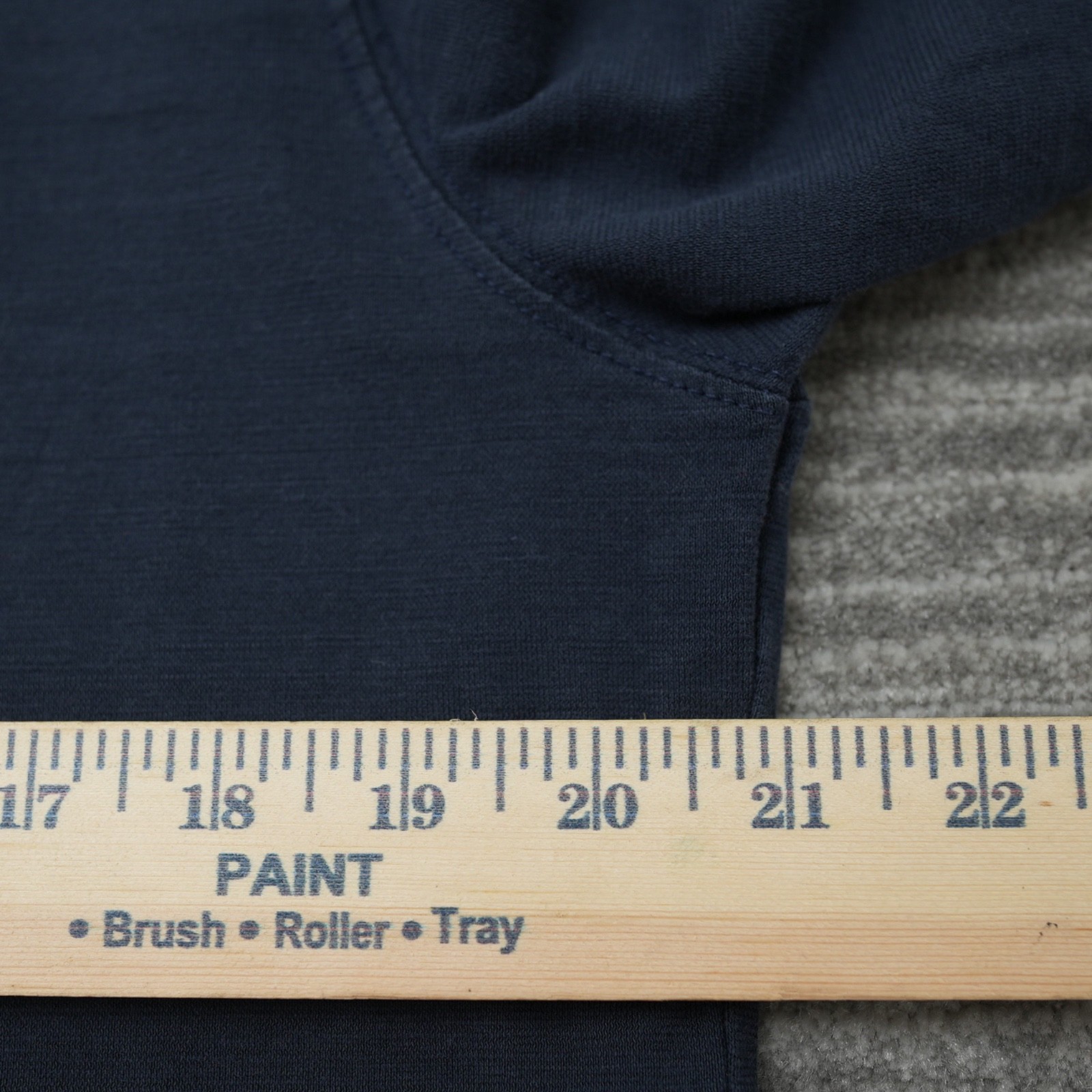 Kirkland Men’s Pima Cotton Tee T Shirt Blue Used Medium Stain