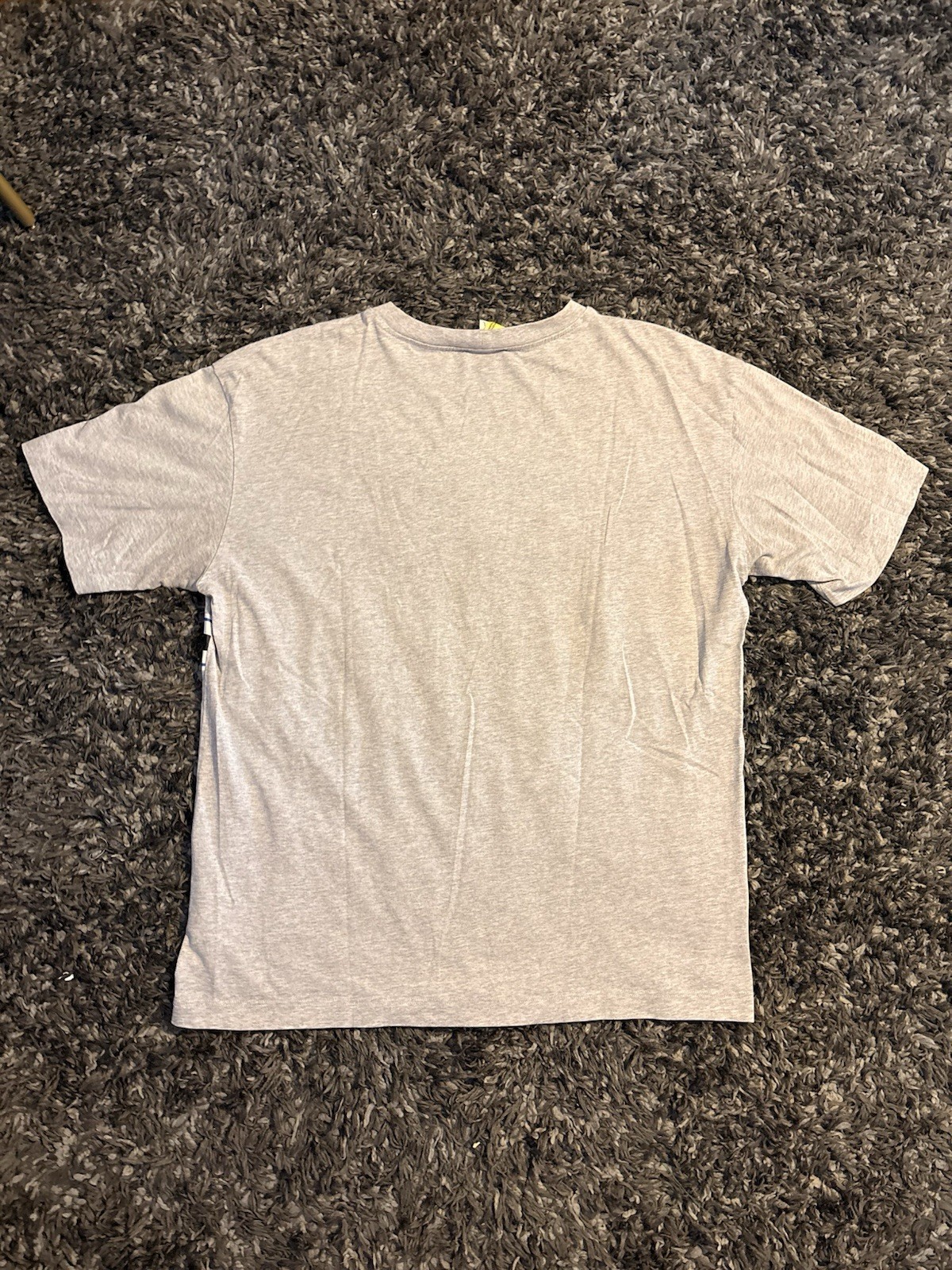 KENZO Men’s Gray Tiger Logo Graphic Print Crew Neck Short Sleeve Tee Cotton L