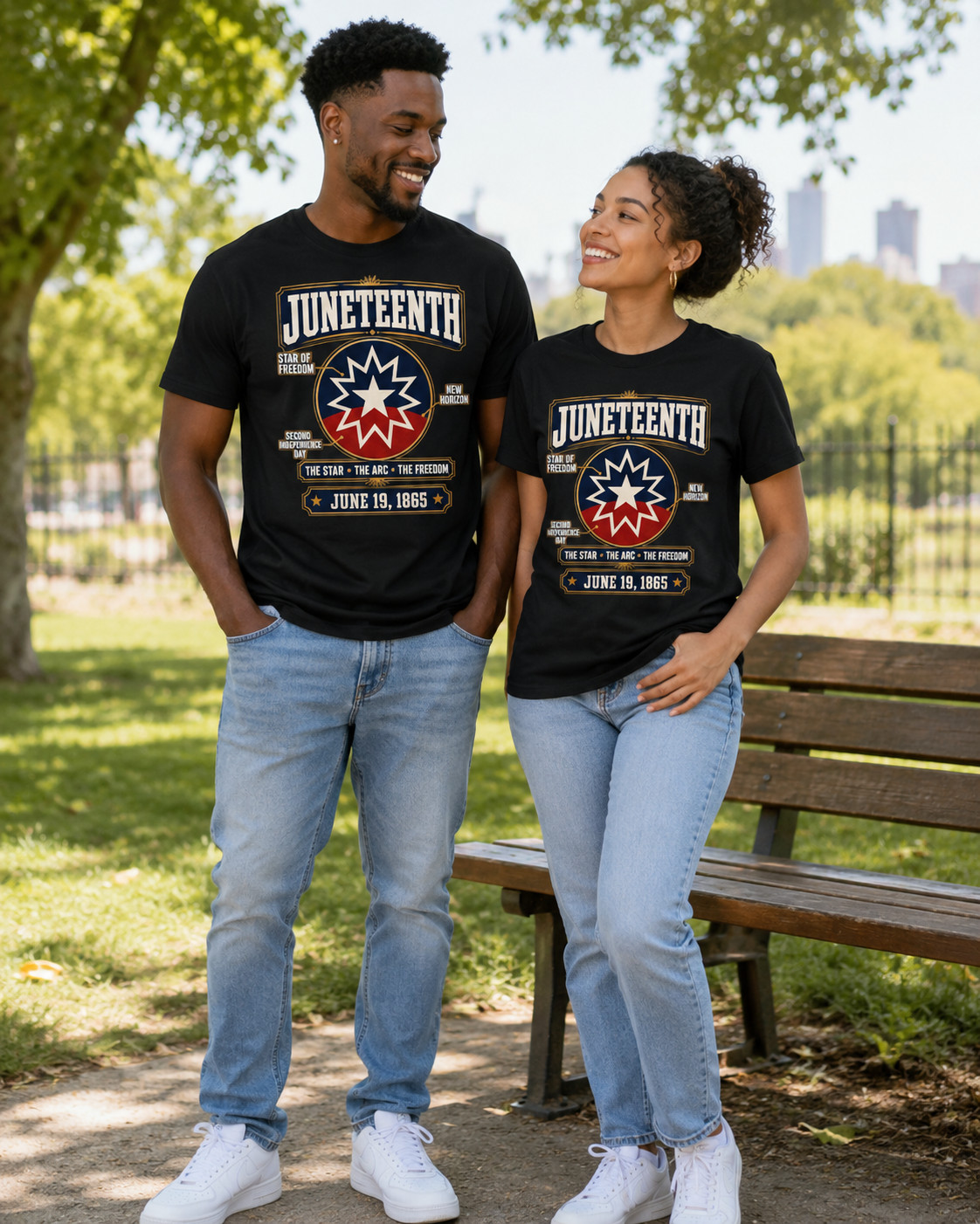 Juneteenth Flag Red White Blue Meaning Black History Freedom T-Shirt
