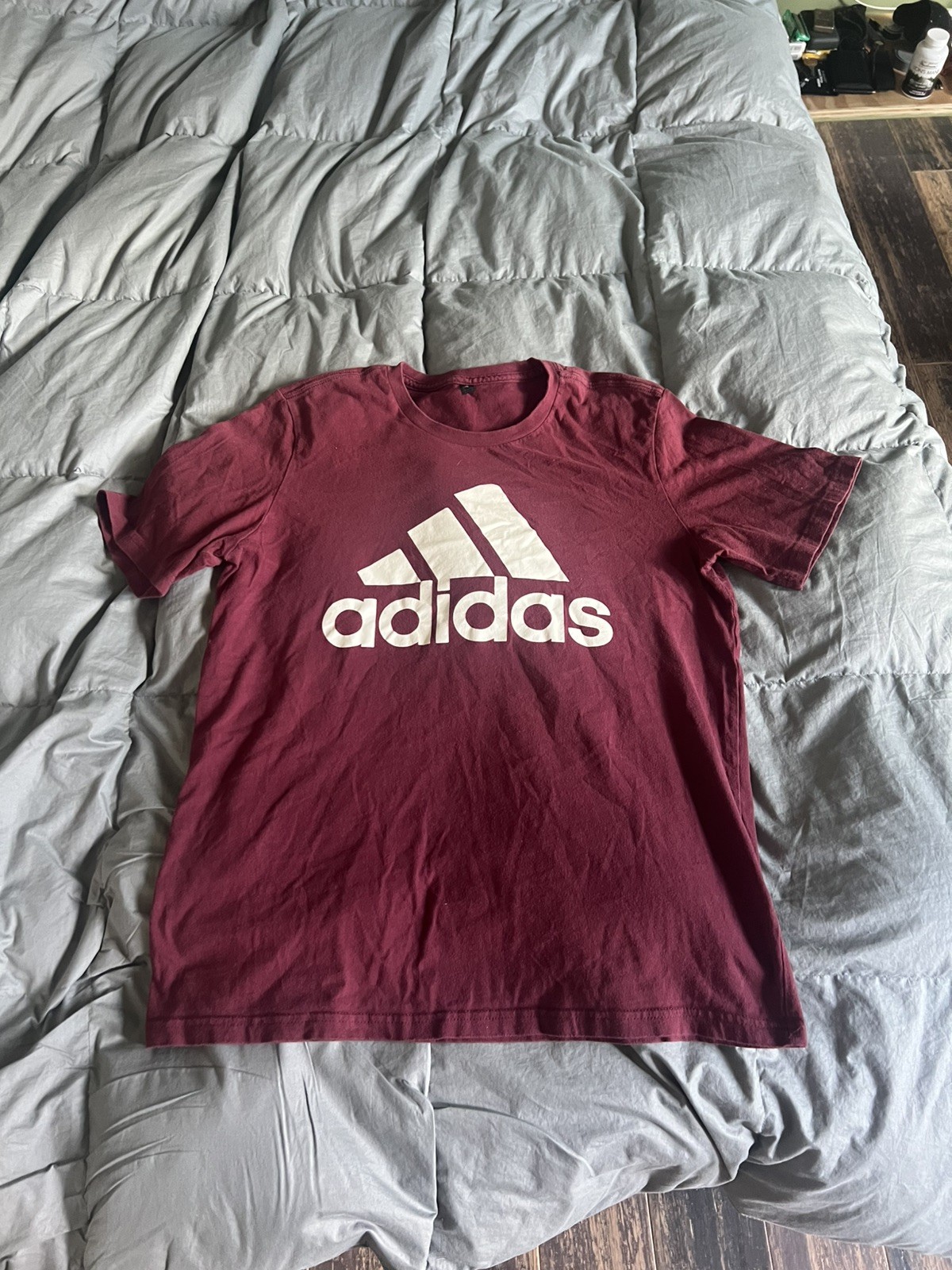 adidas Sport Tee Men’s T-Shirt – Maroon Size M
