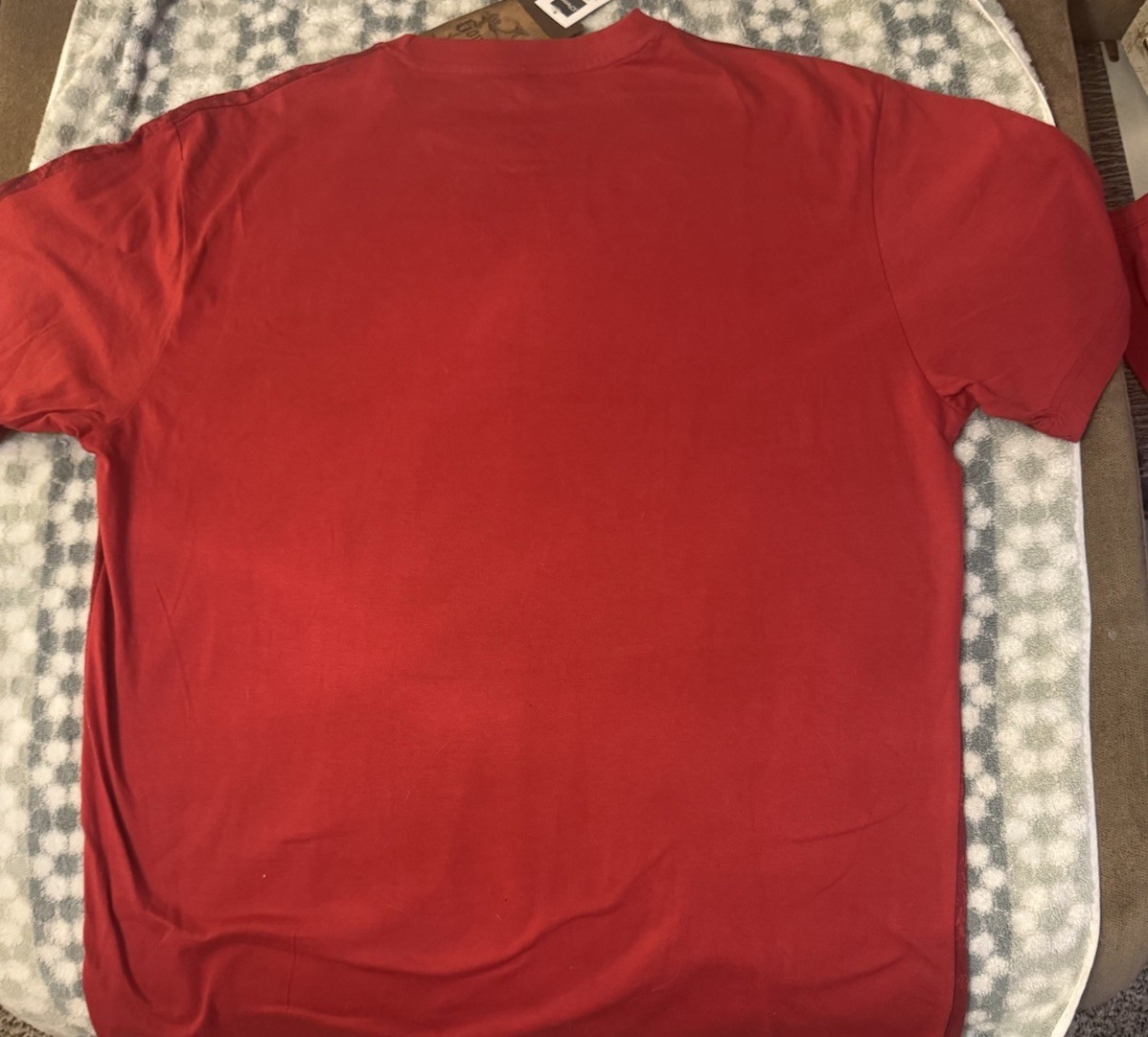 Vintage Southpole T-Shirt Red Graphic Tee Silver Foil Eagle XXL Y2K Baggy NWT