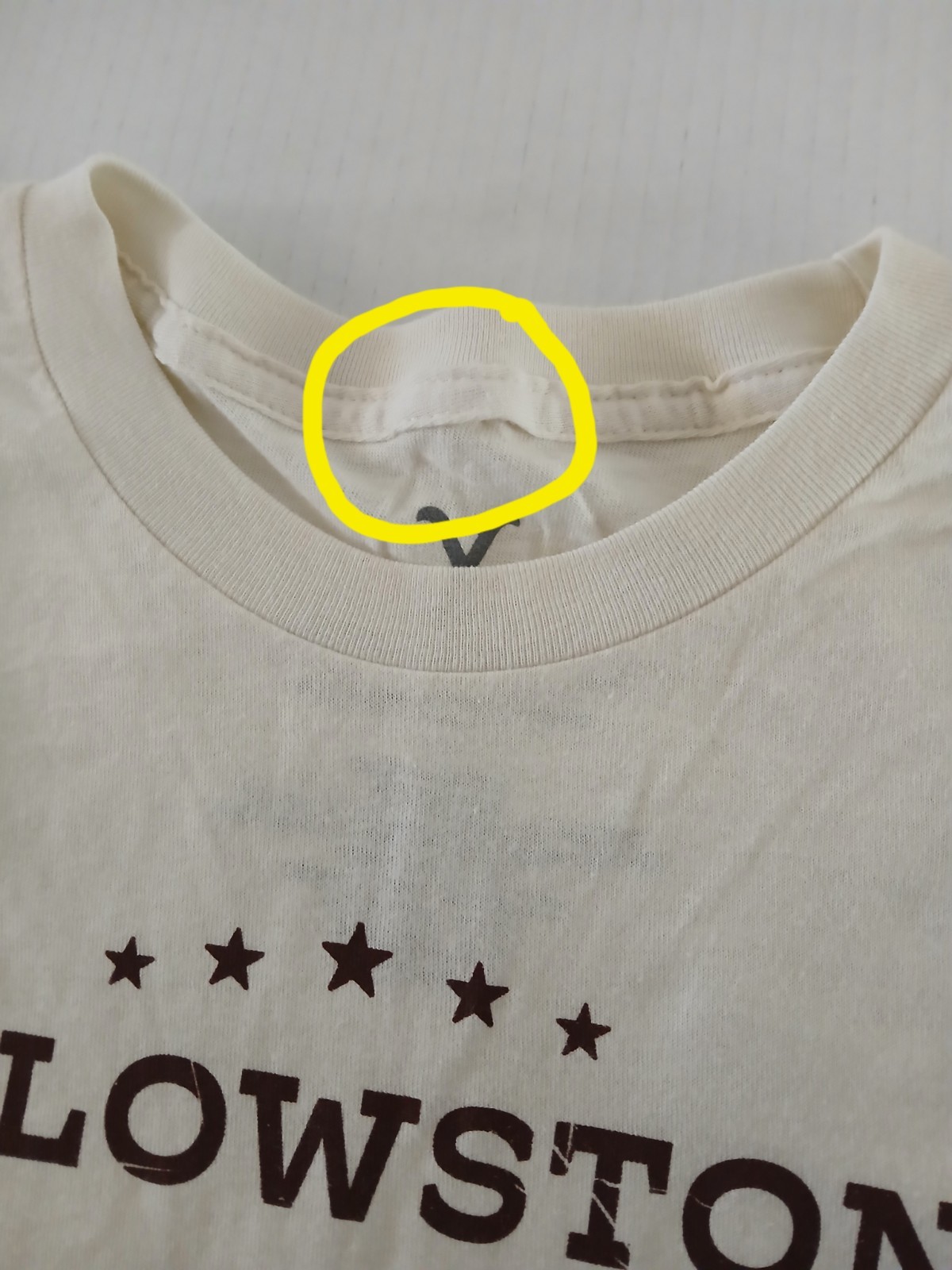 Yellowstone Size S T-Shirt – We Don’t Choose the Way Cream Color 100% Cotton
