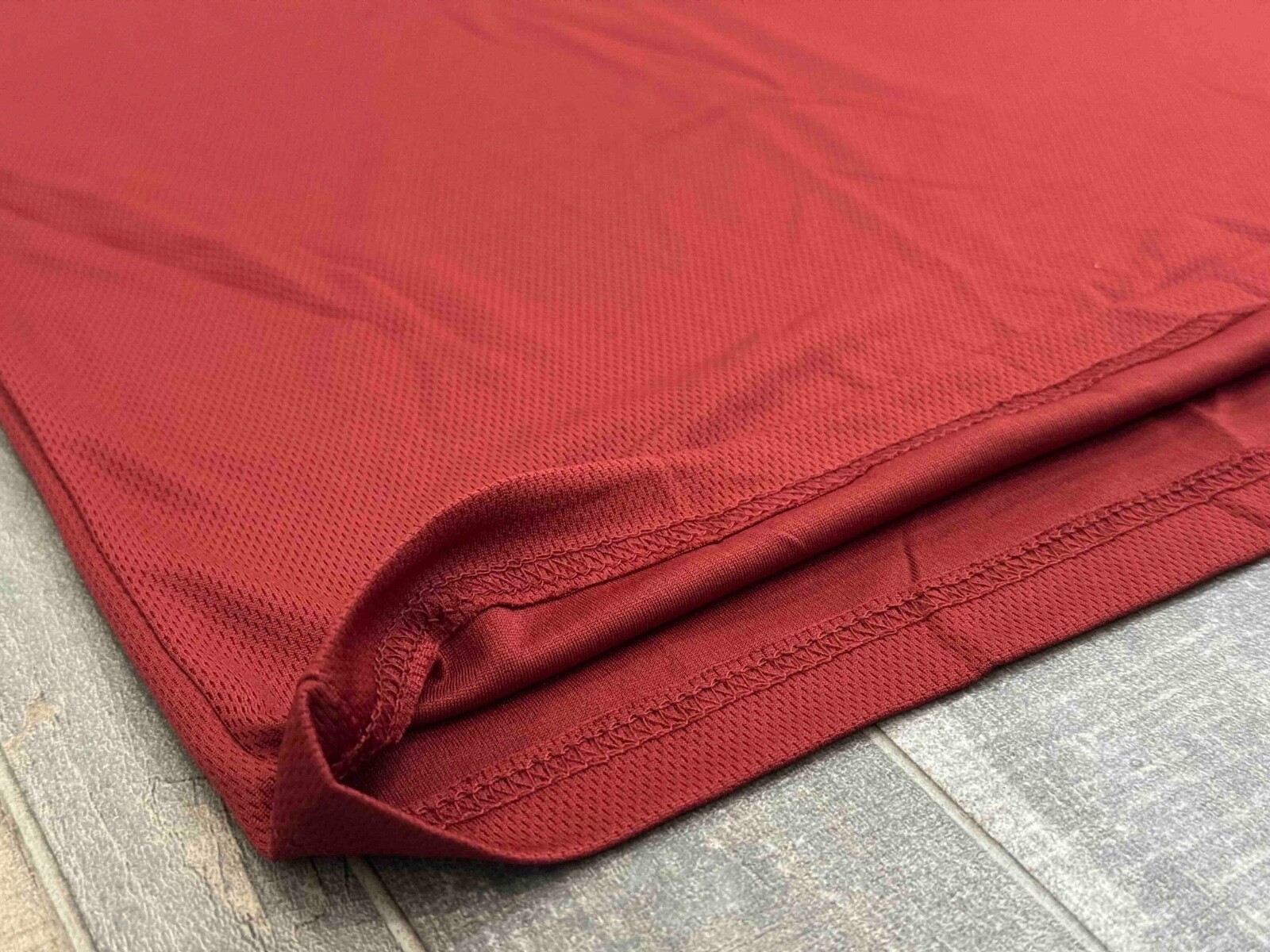 DRI-FIT Hoodie Long Sleeve T-Shirts, UPF 50+ Sun Protection Hooded BURGUNDY