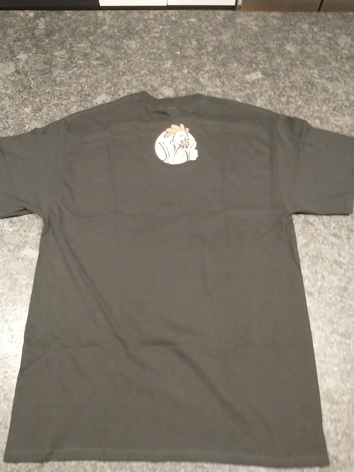Person Dedicated To Quality Black T Shirt Brand New Size Medium Features Petey