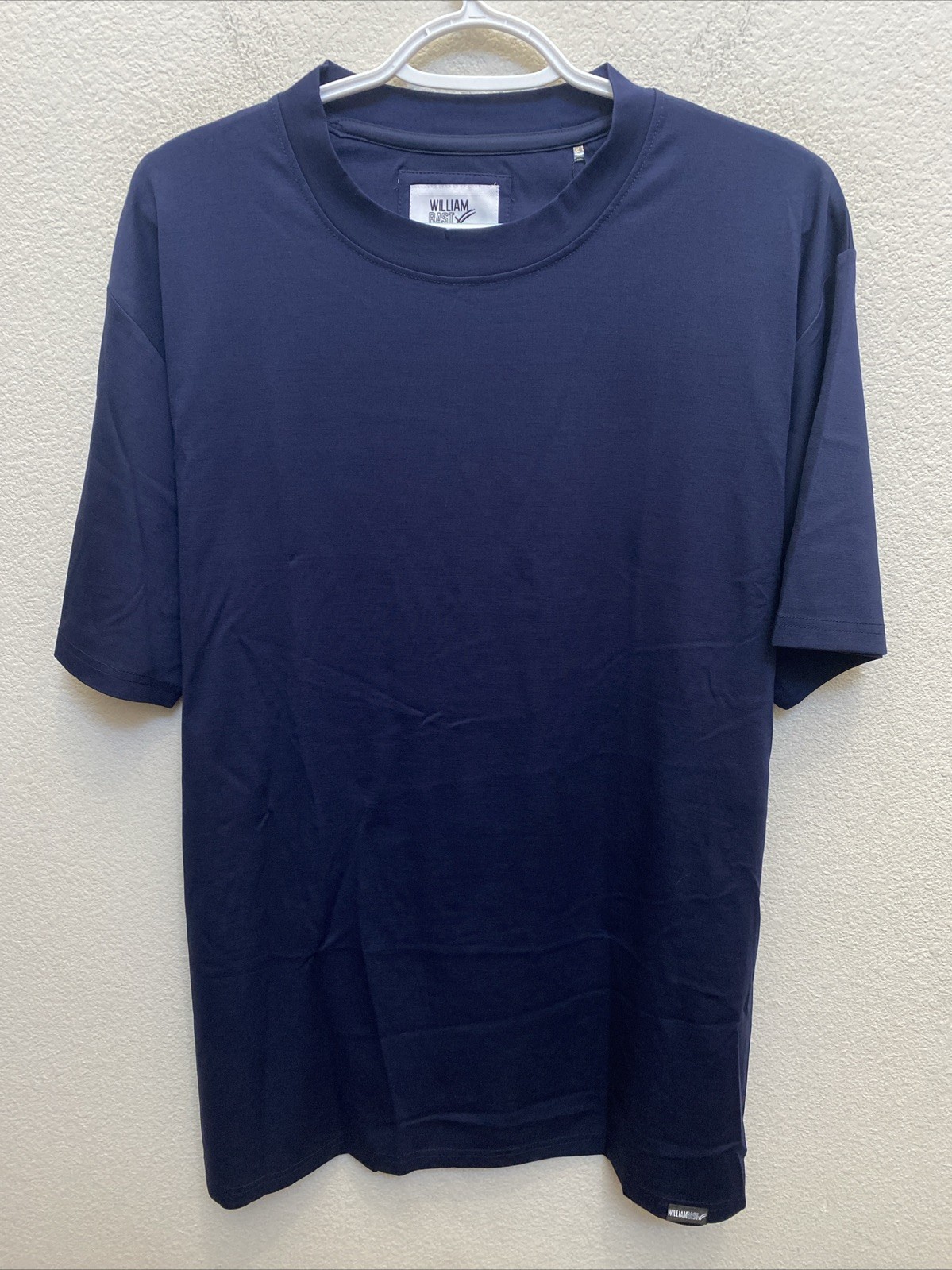 NEW William Rast Men’s Large Navy Blue Lyocell Short Sleeve Crew Neck T-Shirt