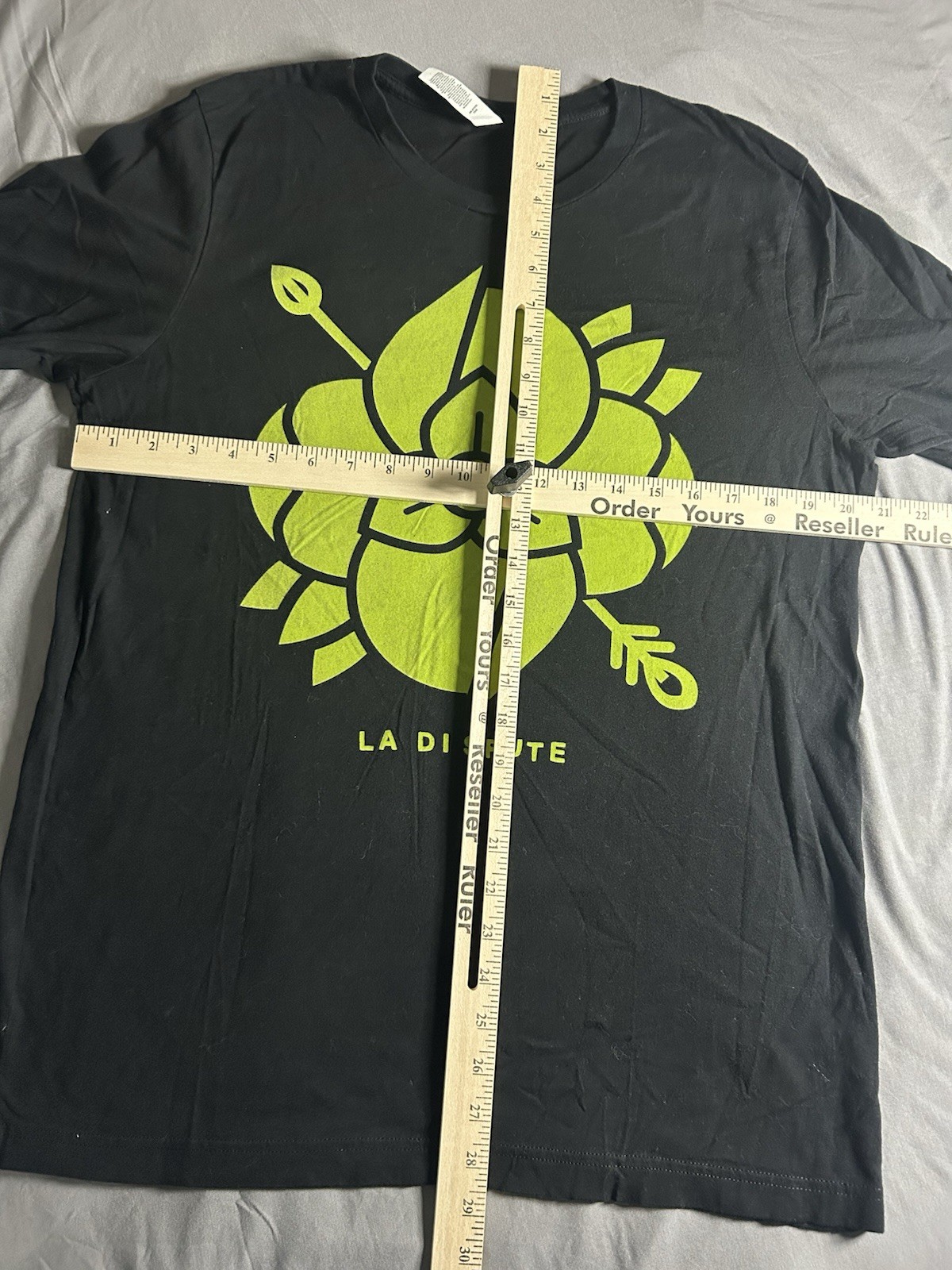 La Dispute Shirt Large Navy Black Band Tee Rock Emo Post-hardcore Tour Concert