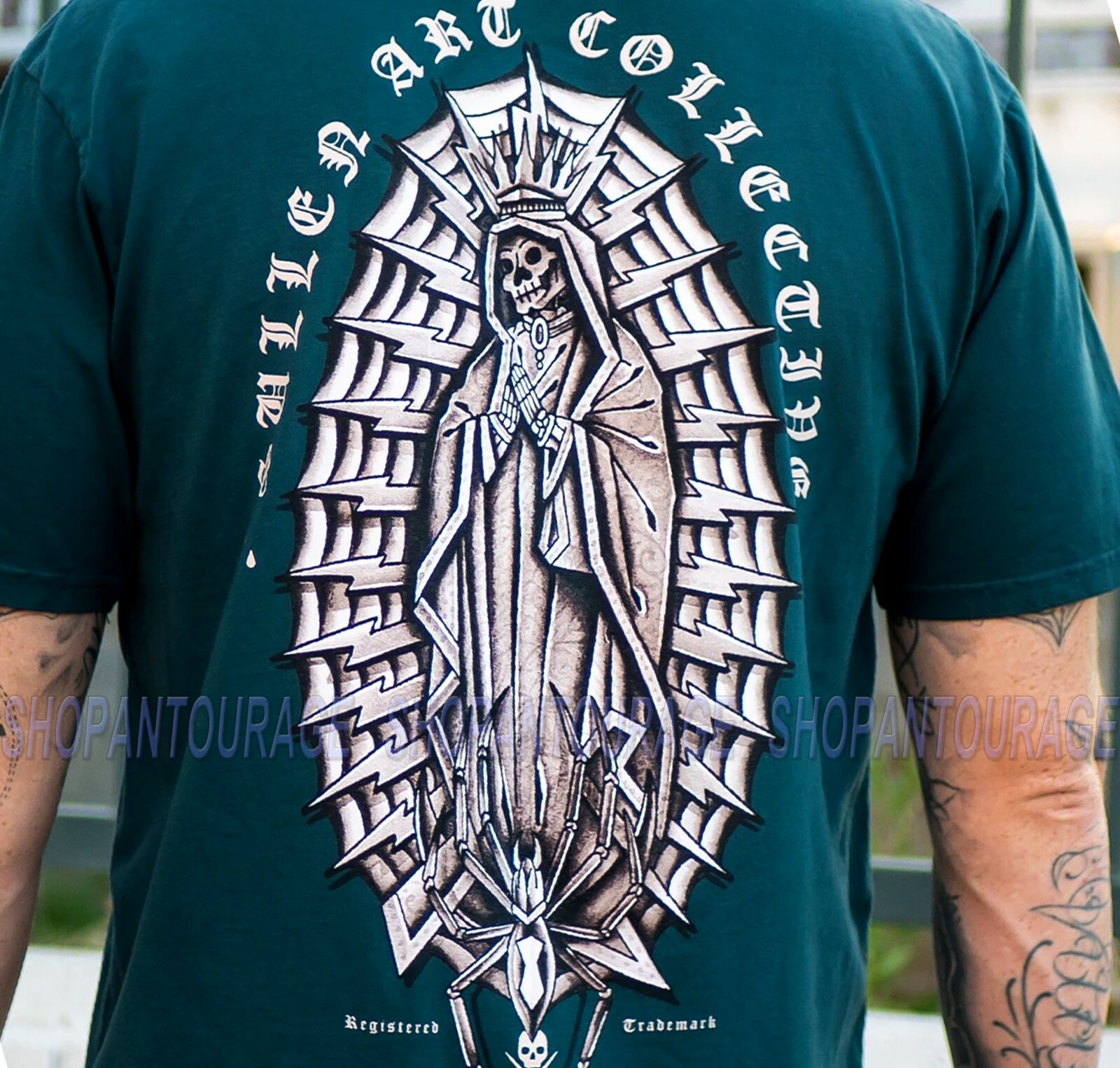 Sullen Hrspanks SCM3633 New Short Sleeve Graphic Tattoo Skull T-shirt For Men