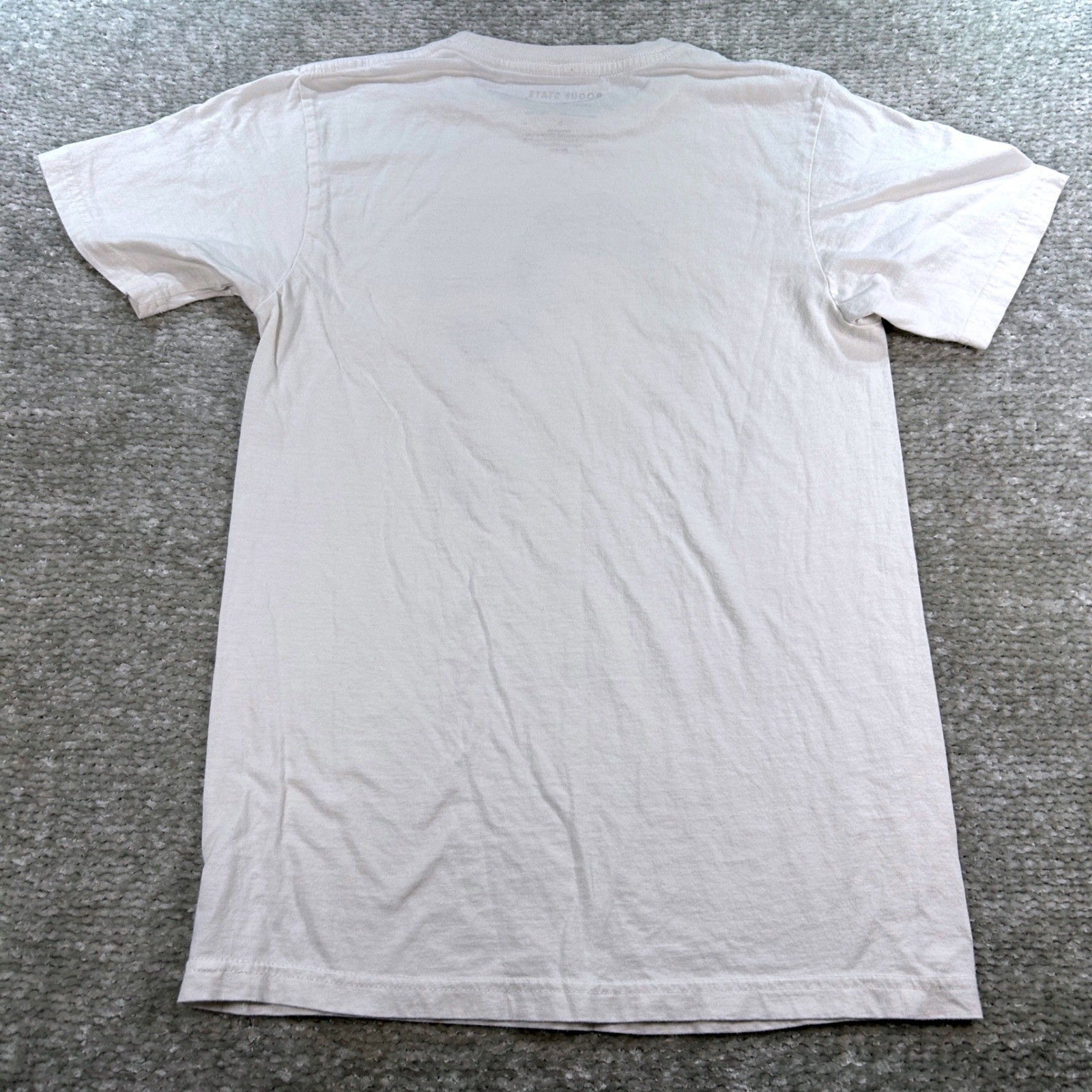 Rogue State Graphic Tee 100% Cotton Small White Photo Print Edgy Streetwear