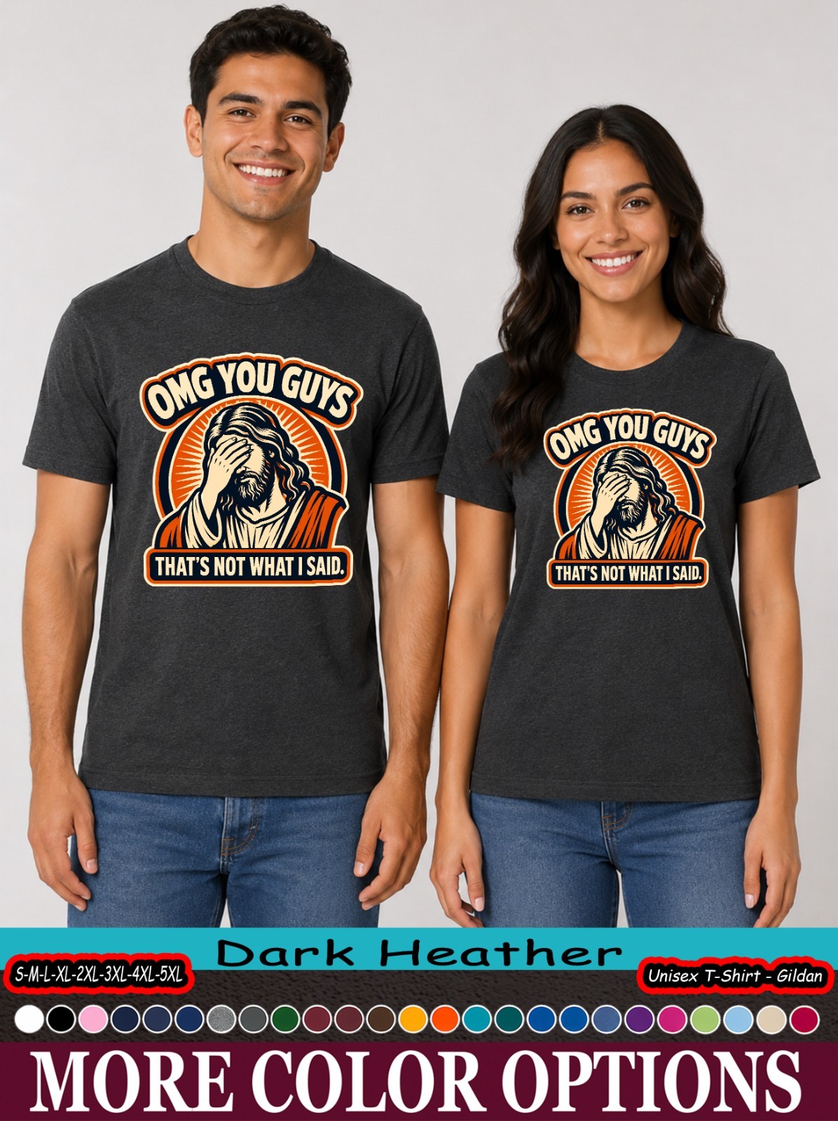 Jesus Facepalm Shirt, OMG You Guys Funny Christian Meme Tee
