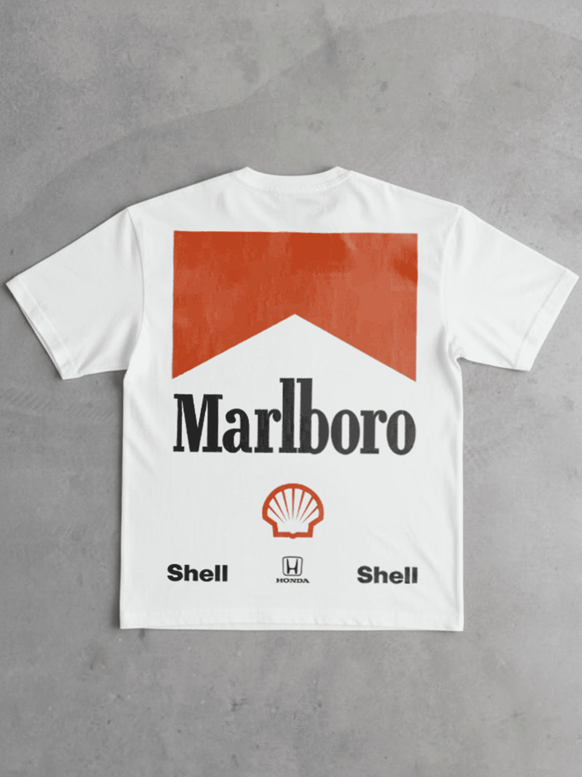 Vintage Marlboro Racing Tee Shirt F1 Motorsports Graphic Team Promo Cigarette Me