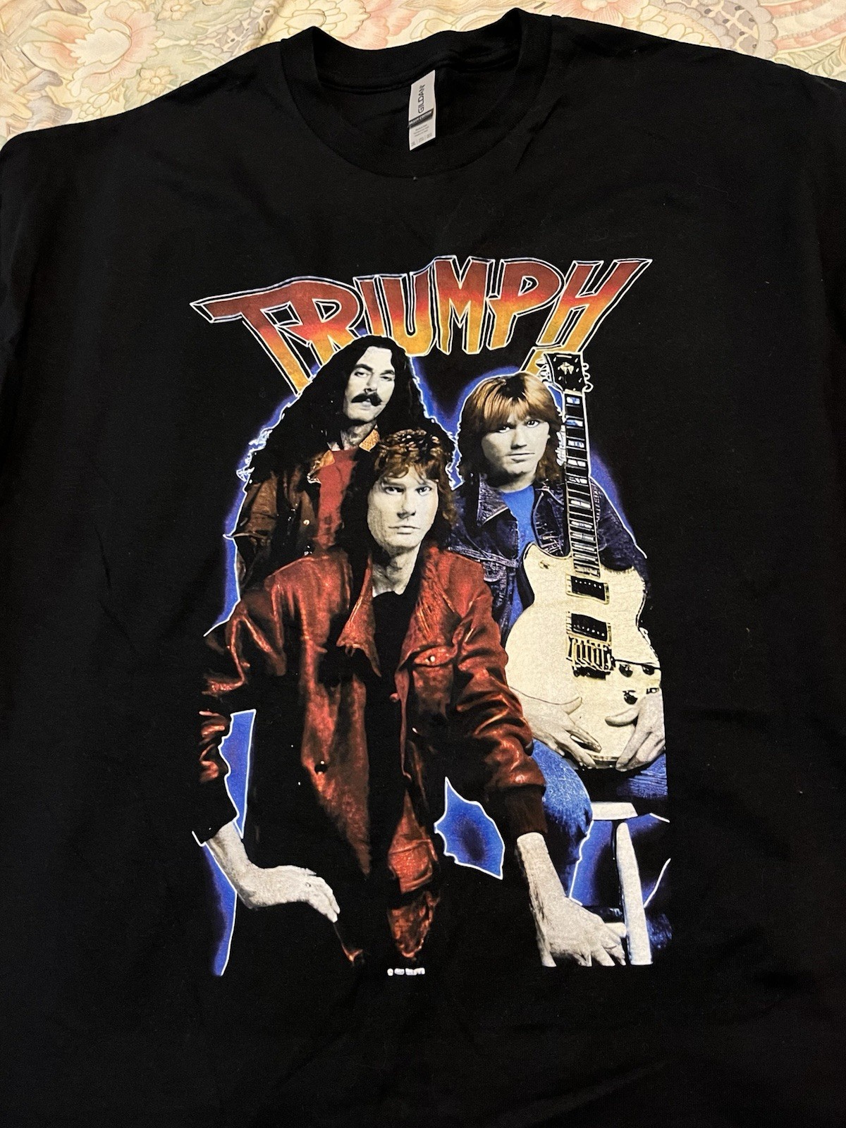 Triumph “Thunder Seven” Single Sided REPRINT From 85 T shirt Size XXL Rik
