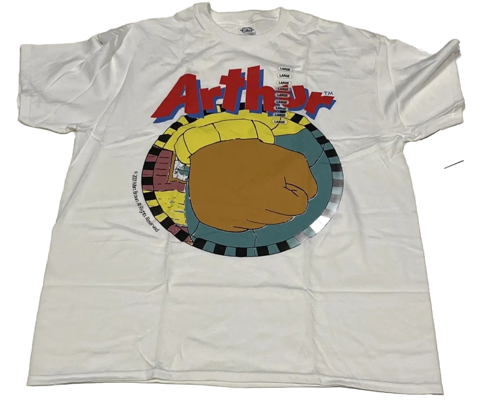 PBS Arthur TV Show T-shirt Large New With Tags Classic 90’s Cartoons Graphic T