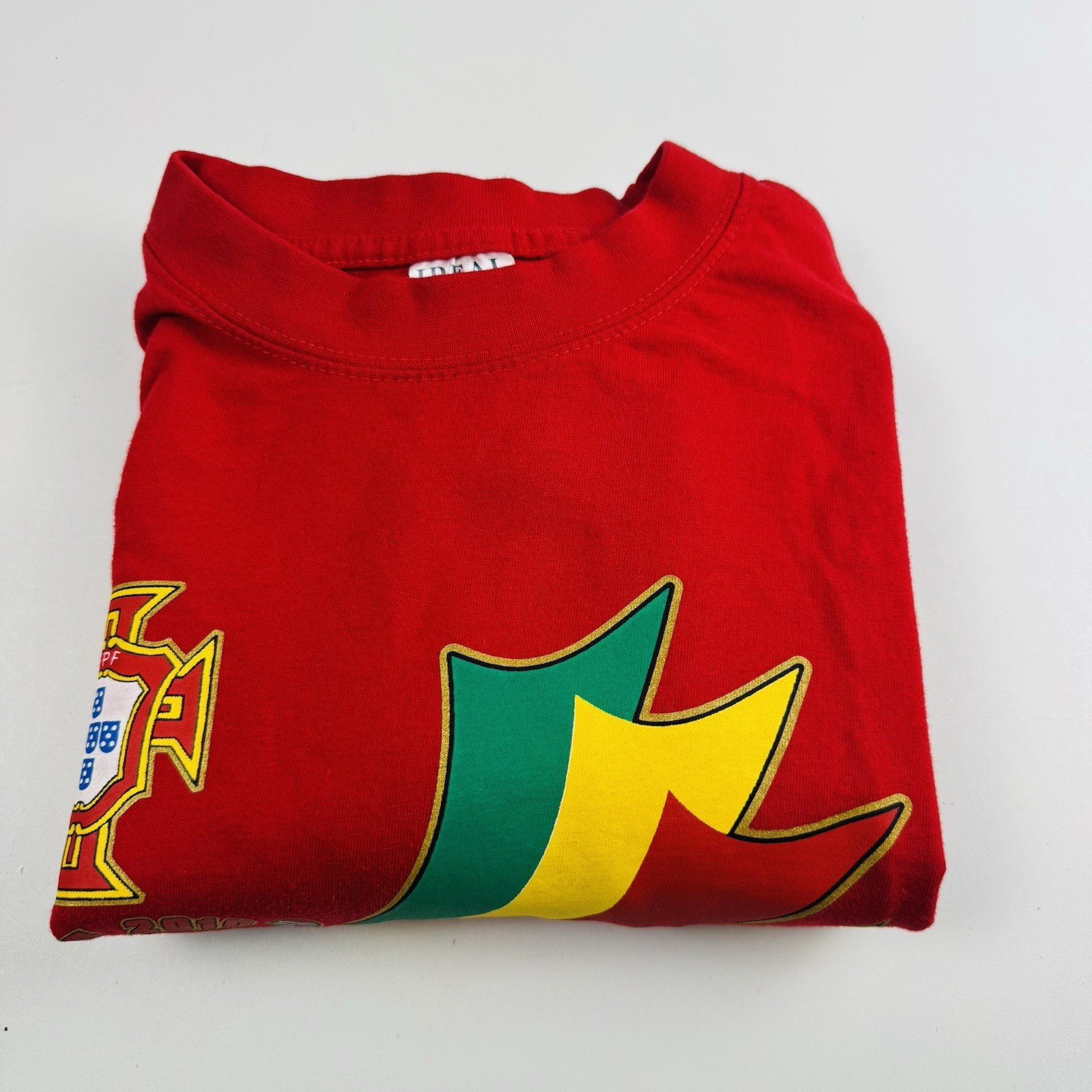 Portugal Soccer Football Team T-shirt Portuguese Flag Size XL