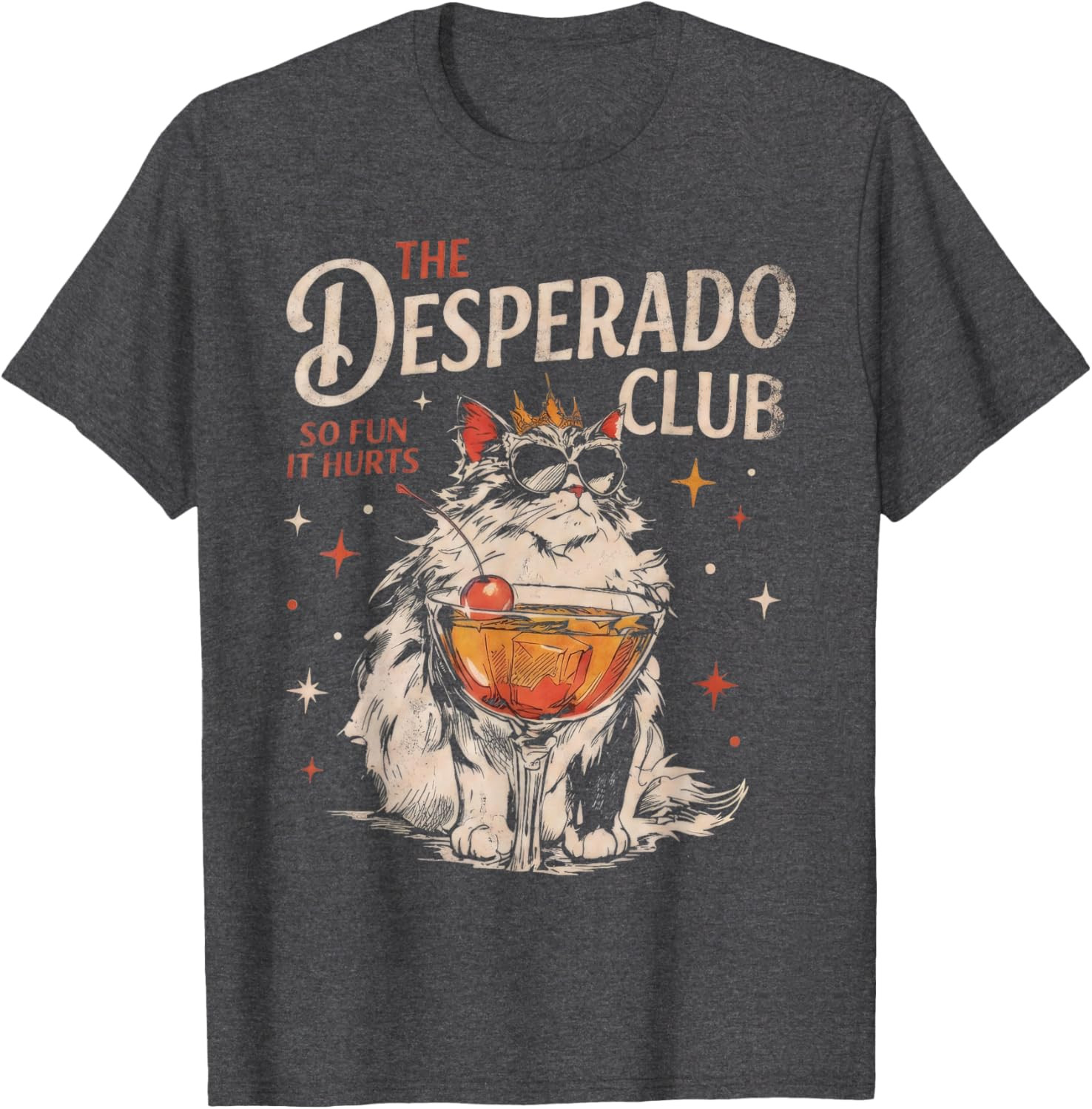 Desperado Club Mama Needs a Night Off Funny Cat T-Shirt