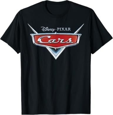 Disney Cars Official Grill Badge Logo T-Shirt Size S – 5XL Gift For Friends