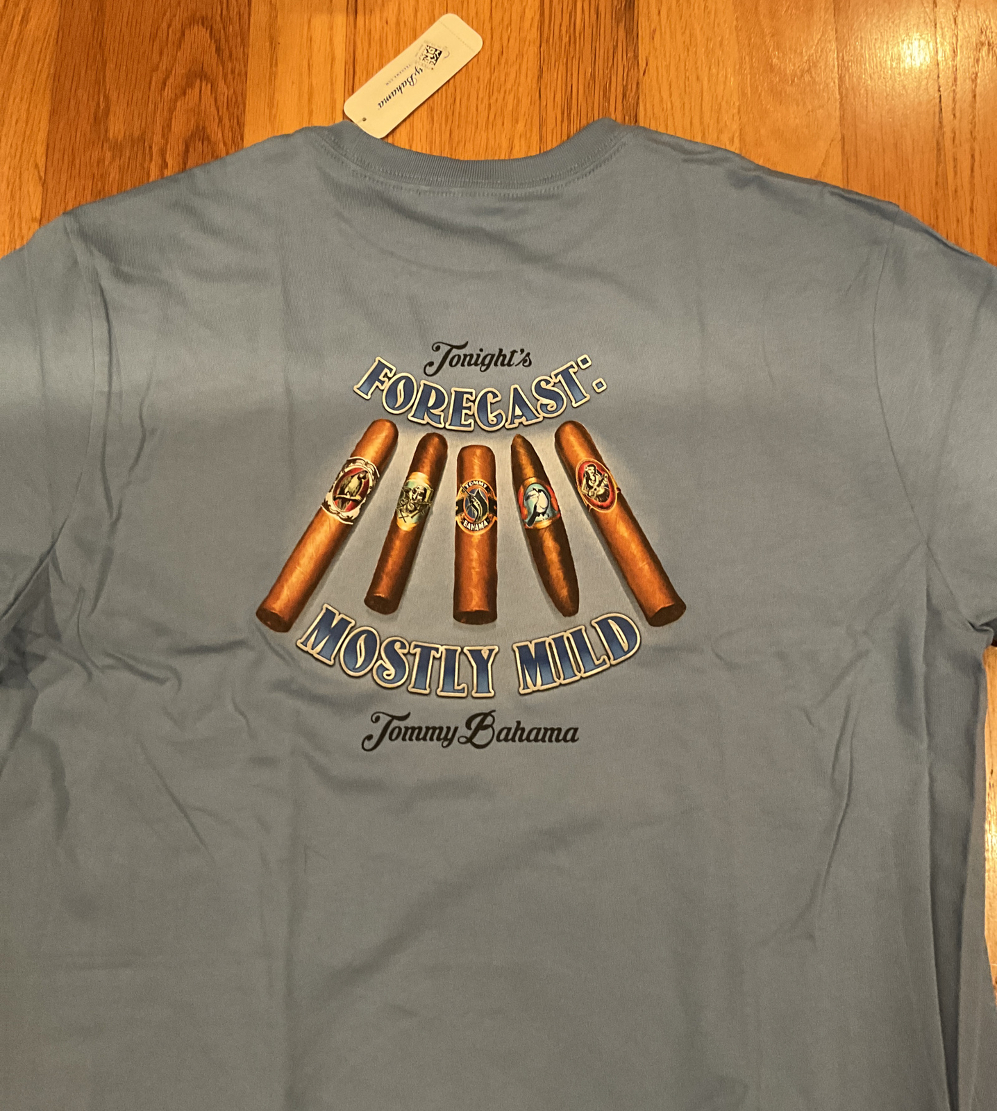 Tommy Bahama “Tonight’s Forecast Mostly Mild” T-Shirt Men’s Size: Small (S) NWT