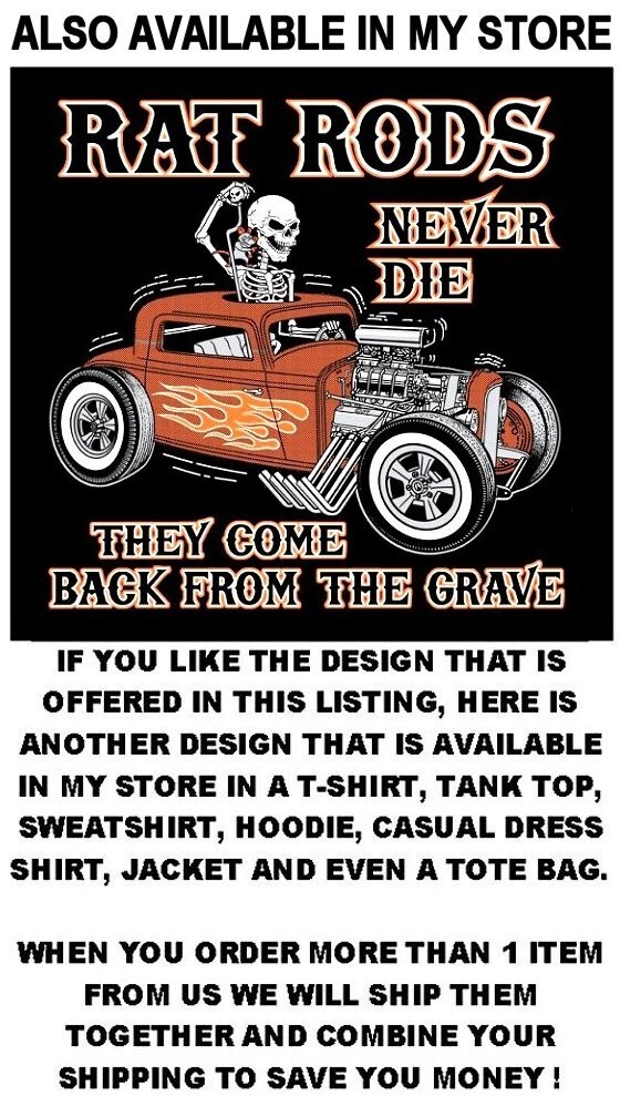 V8 Griffith Hot Rod Muscle Car Outlaw Drag Gasser Cartoony Skeleton T-shirt OM32