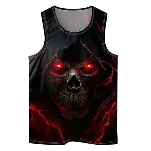Mens Novelty Cool Graphic 3D Tank Top