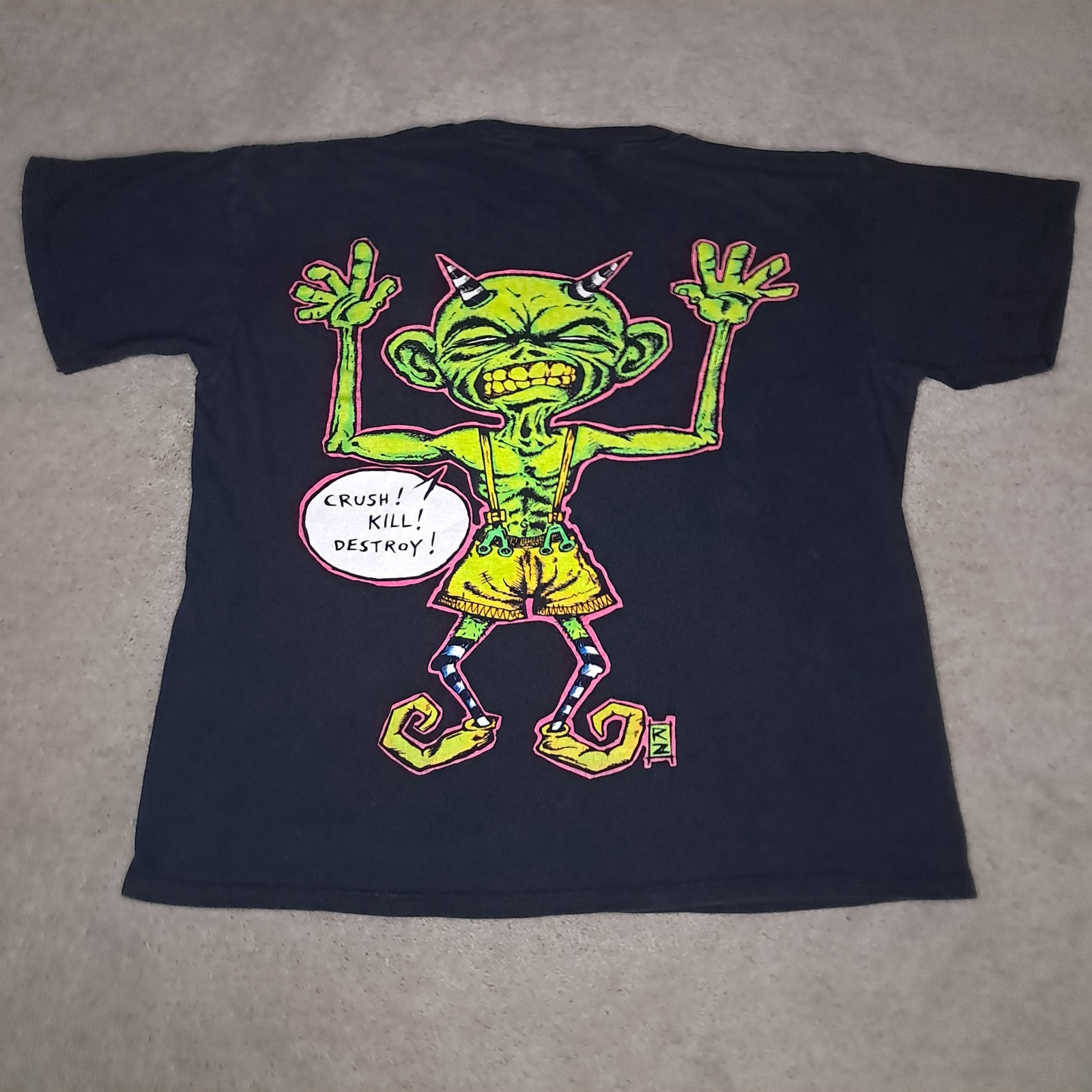 Vintage White Zombie Freakazoid Super Pig Spock Variation 90s Band Tee XL Shirt