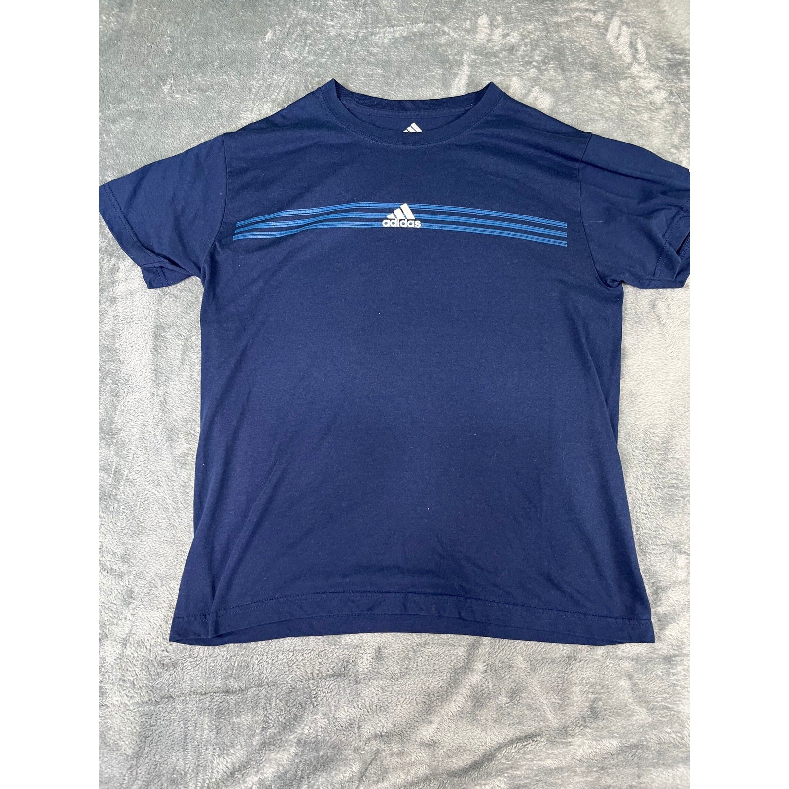 men’s blue large climate Adidas shirt
