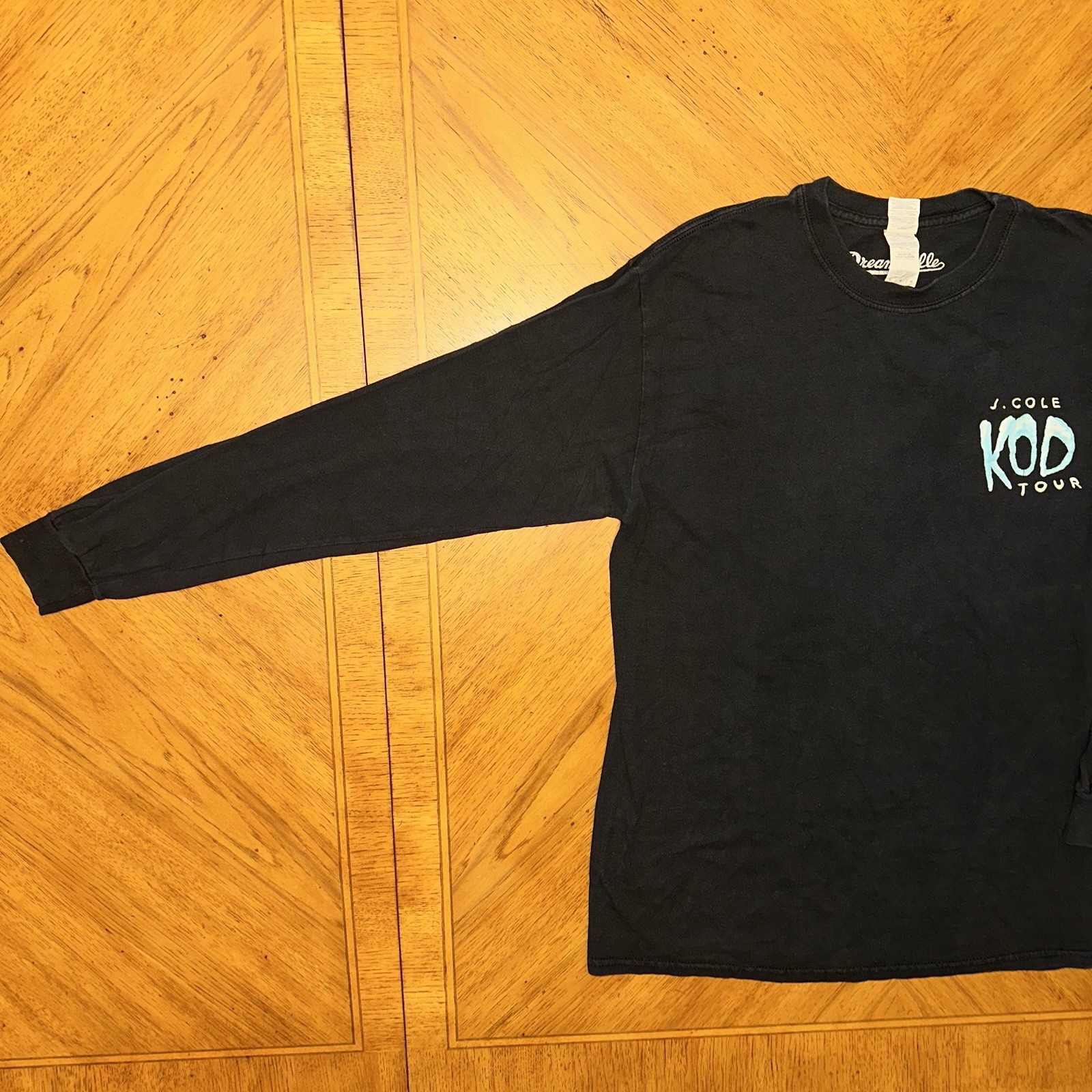 Dreamville J Cole Shirt Size Medium Black Long Sleeve Choose Wisely KOD Graphic