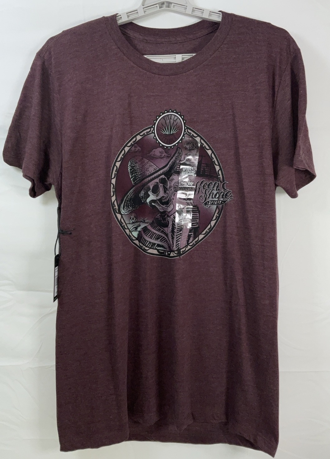 NWT Men’s Brad Paisley Moon Shine Spirit Viva La Tequila T-shirt Burgundy Medium