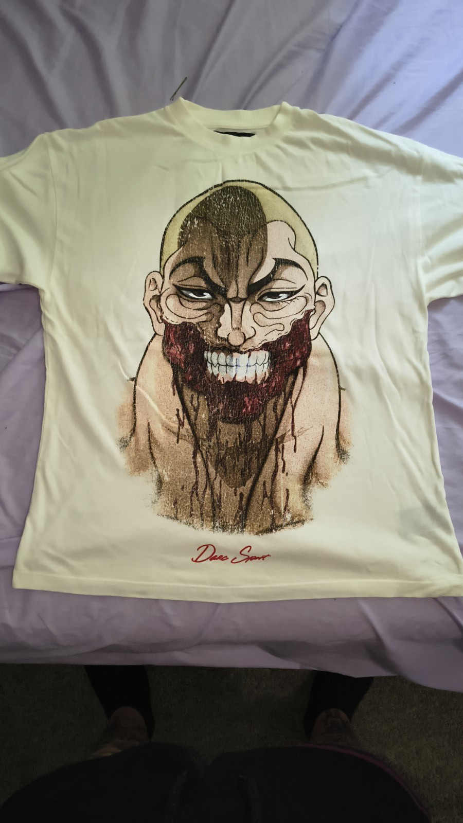 Brand New Darc Sport Baki Hanma Size Large Oversized Sold Out Drop Cream