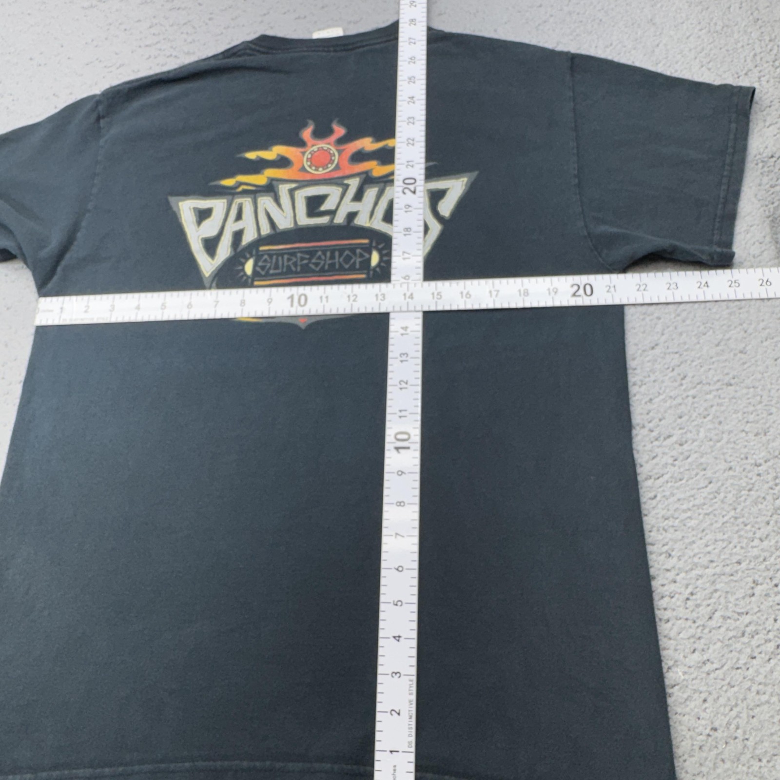 Panchos Surf Shop Shirt Mens Large Black Fader Pismo Beach Streetwear California