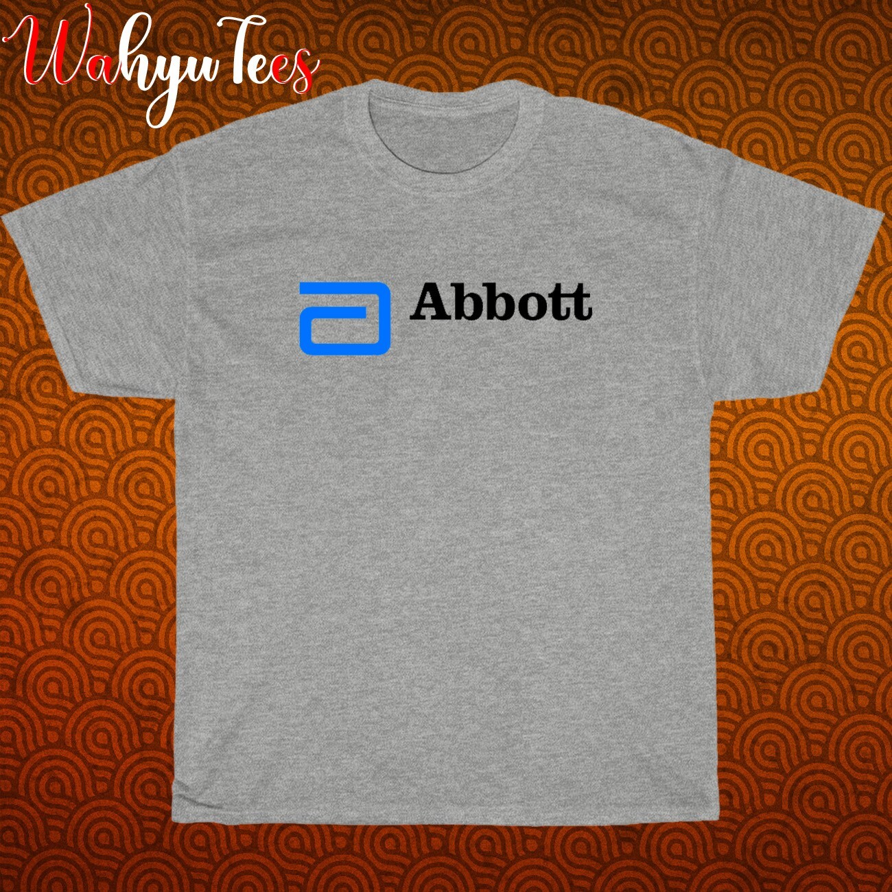 Abbott Labs Pharmaceutical Logo Black/Grey/Navy/White Size S-5XL Unisex T-Shirt