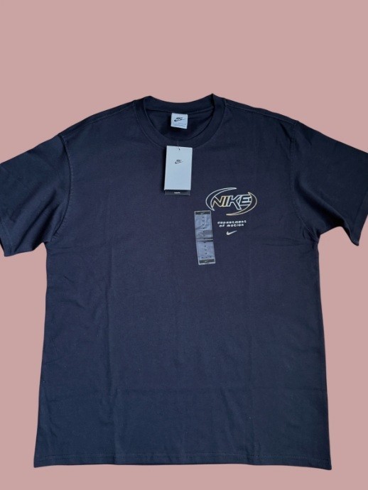 Nike Sportswear T-Shirt Department of Motion Men’s Sz M / XL Black New