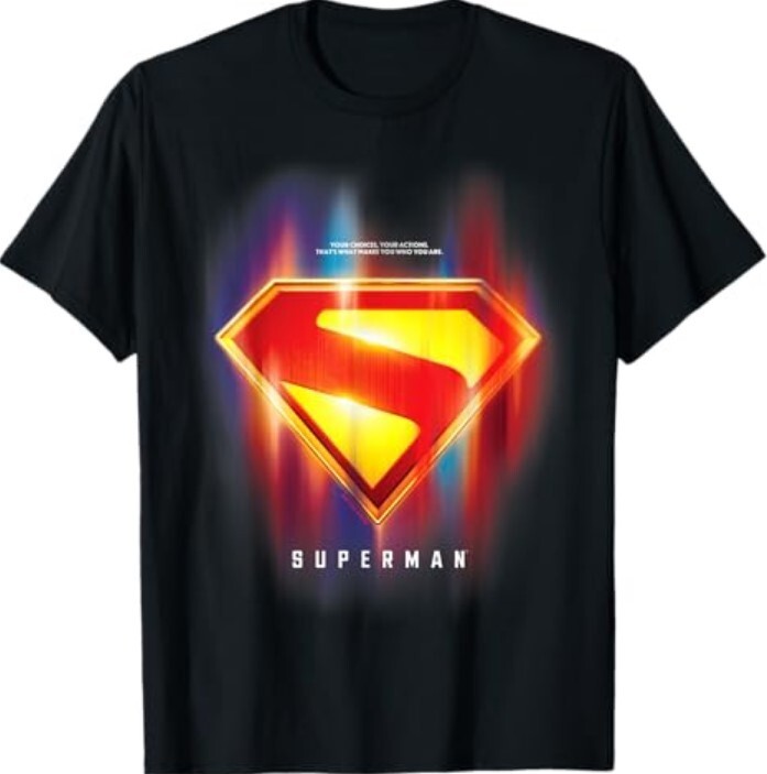 Superman (2025) Glowing Shield Choices T-Shirt