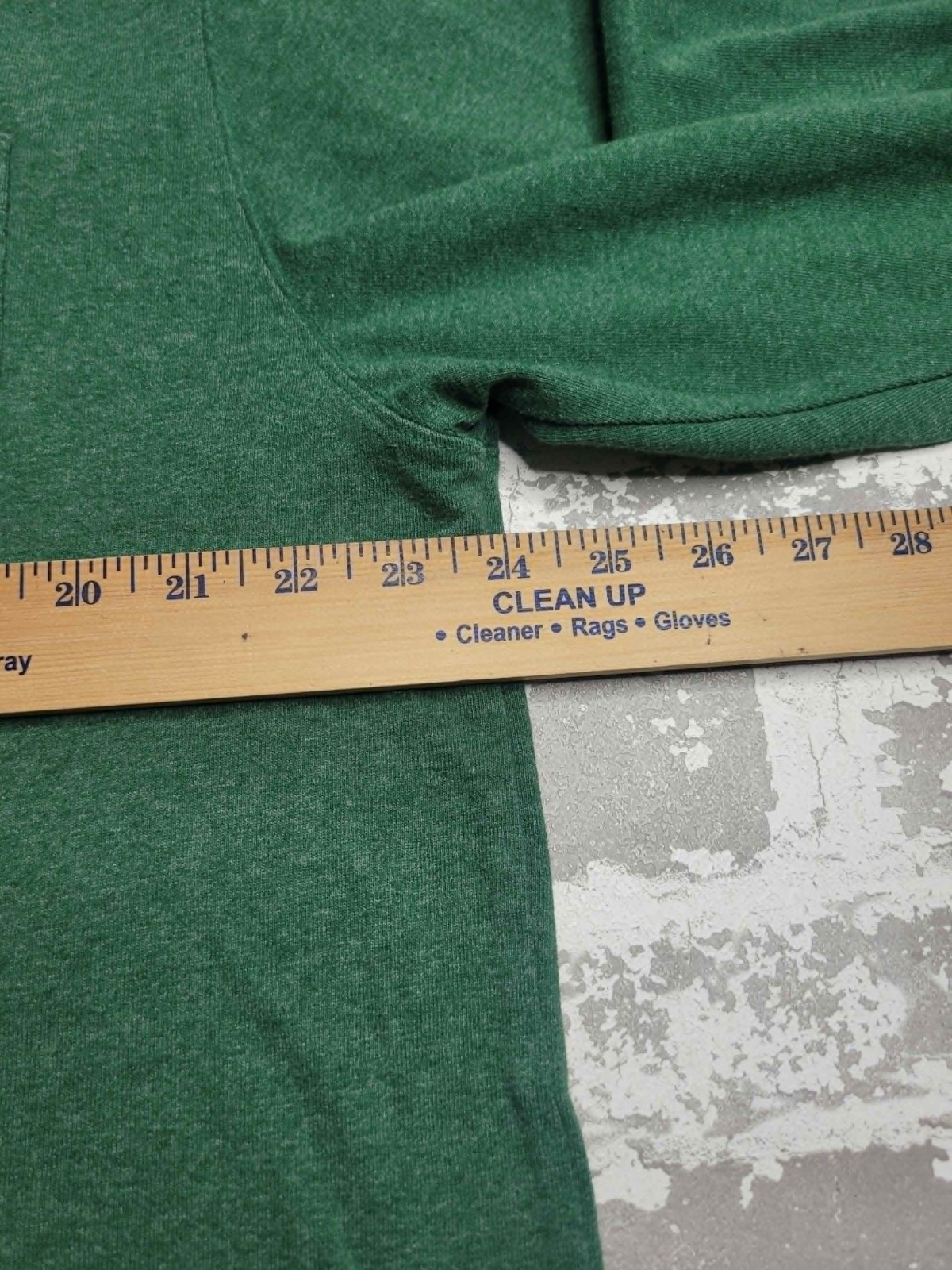 Carhartt Henley Shirt Men L Green Long Sleeve Workwear Loose Fit Pocket Tee