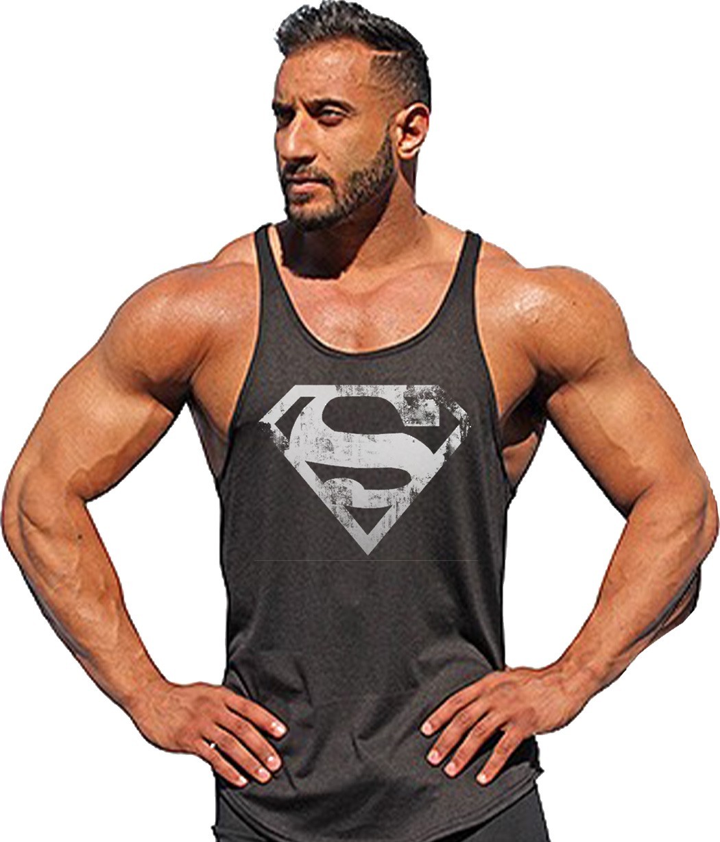 Man Of Steel Tank Top, Men’s Gym Shirt, Gym Tank, Racerback Tank, Gym Clothes