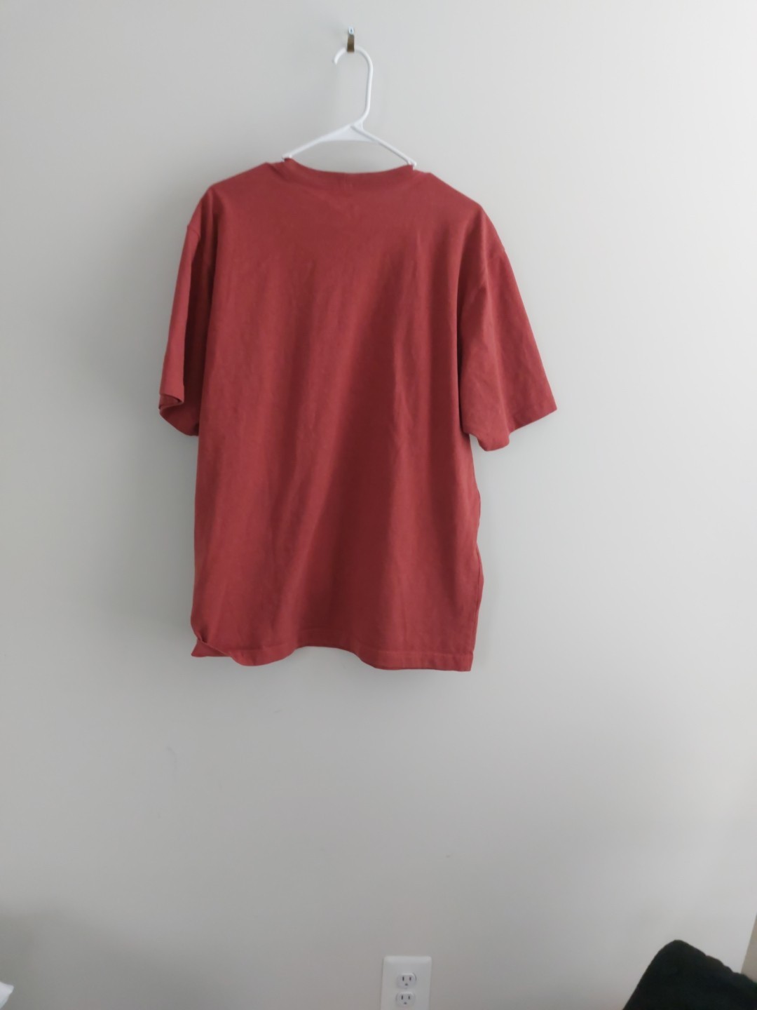 Carhartt Terracotta T-Shirt Mens Lg Loose Fit Pocket Crew Neck Workwear K87