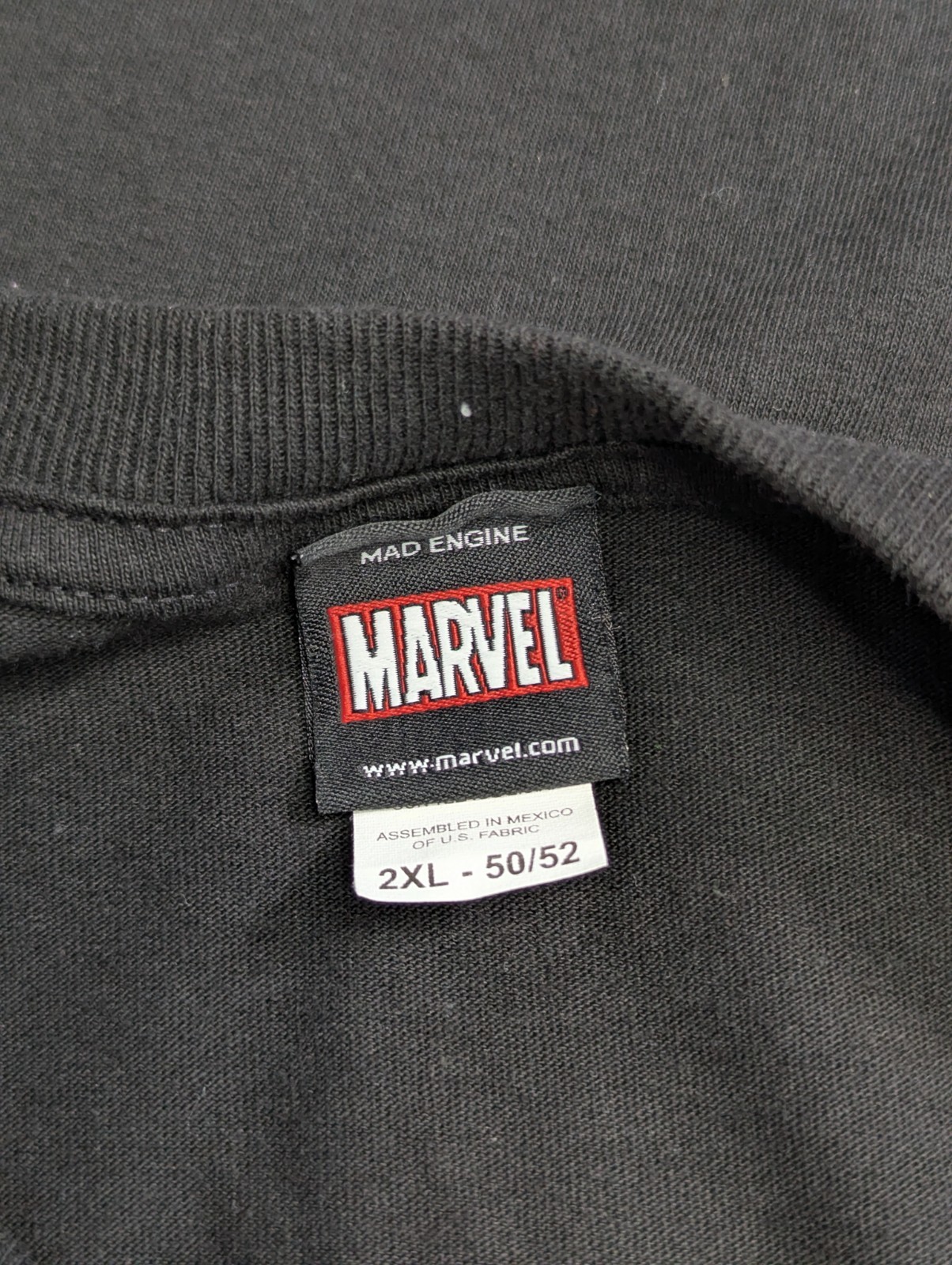 Vintage Marvel Mad Engine Size 2XL Black Silver Surfer Shirt Fantastic Four Y2K