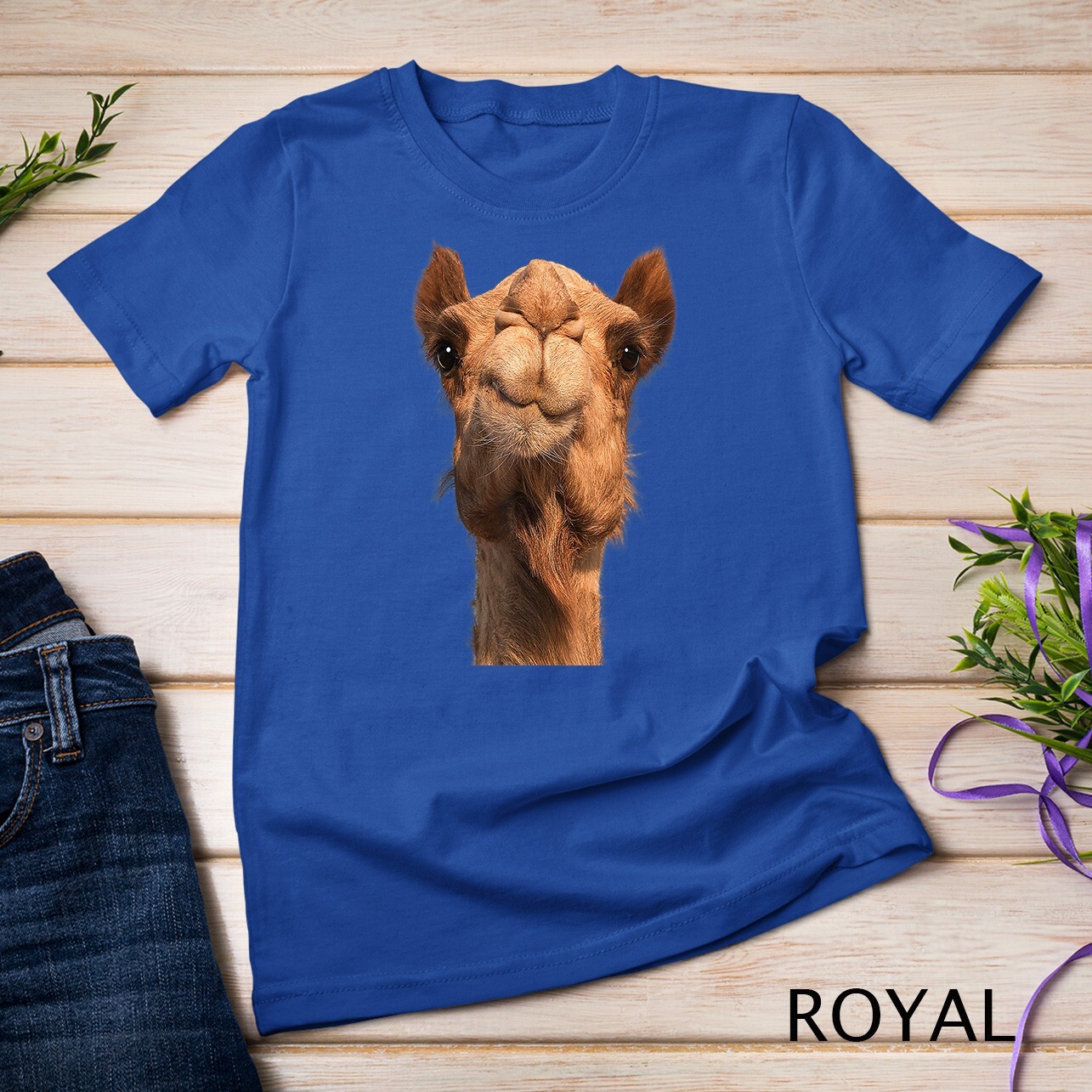 Camel Animal Face Unisex T-shirt