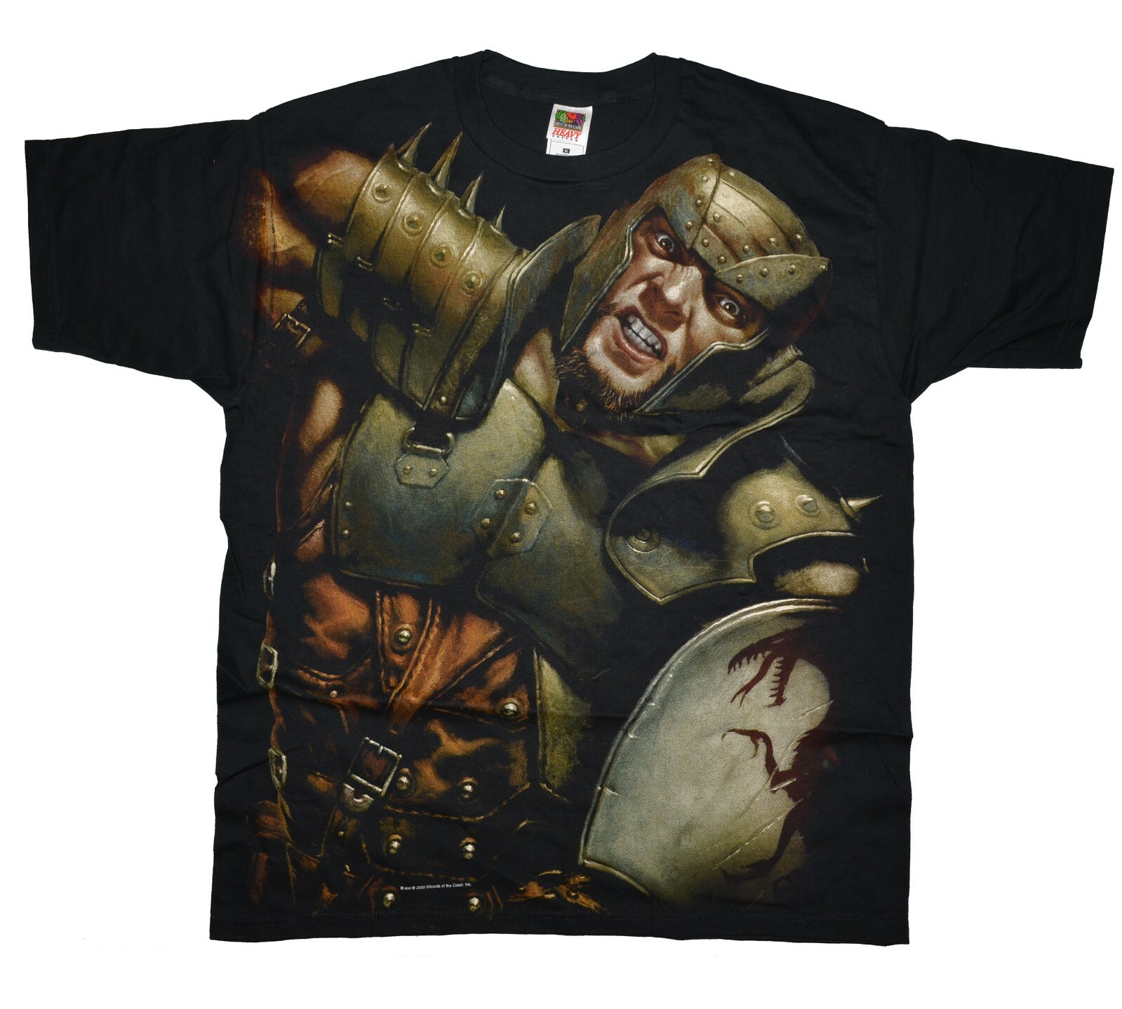 Dungeons & Dragons Vintage REGDAR T Shirt Black XL 2000 D&D Wizards Of The Coast