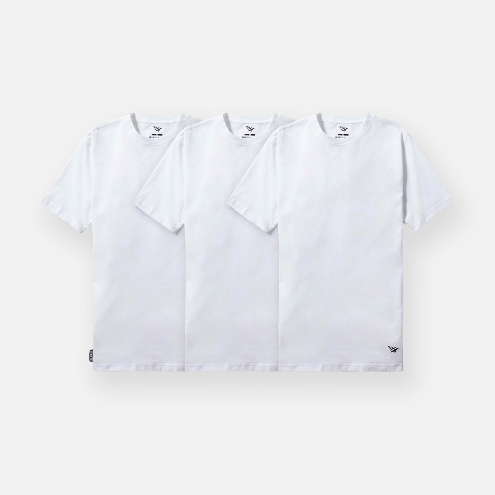 PAPER PLANES ESSENTIAL 3 PACK TEE WHITE