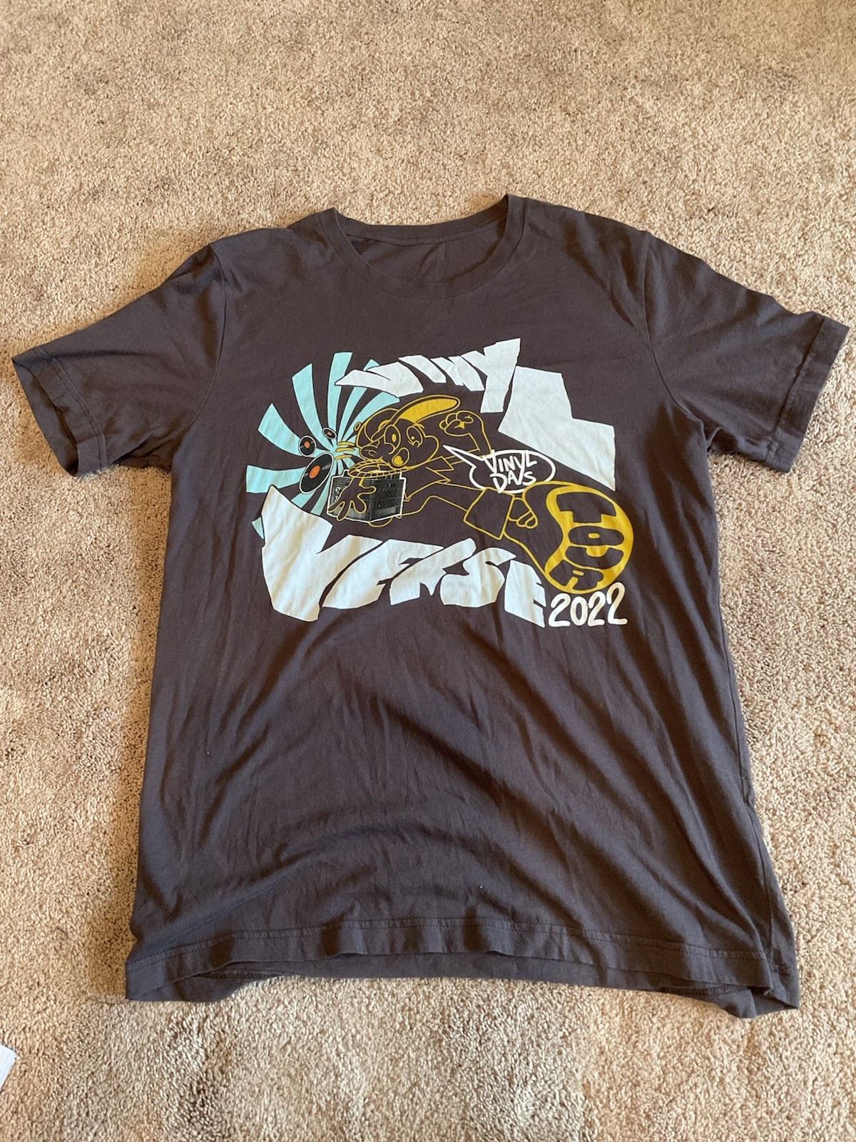 Vinyl Verse Brown T-Shirt