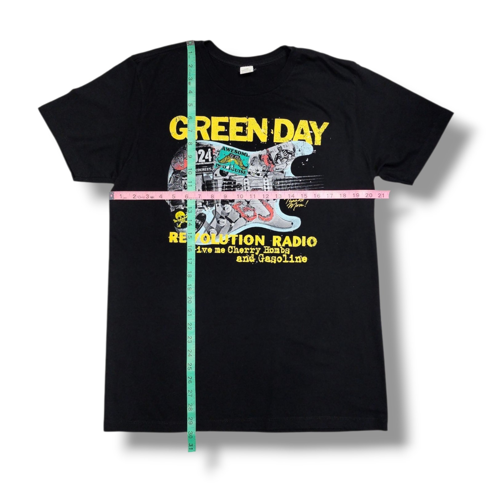 2016 Green Day Revolution Radio Album Promo Adult Black Pacific T Shirt Size L