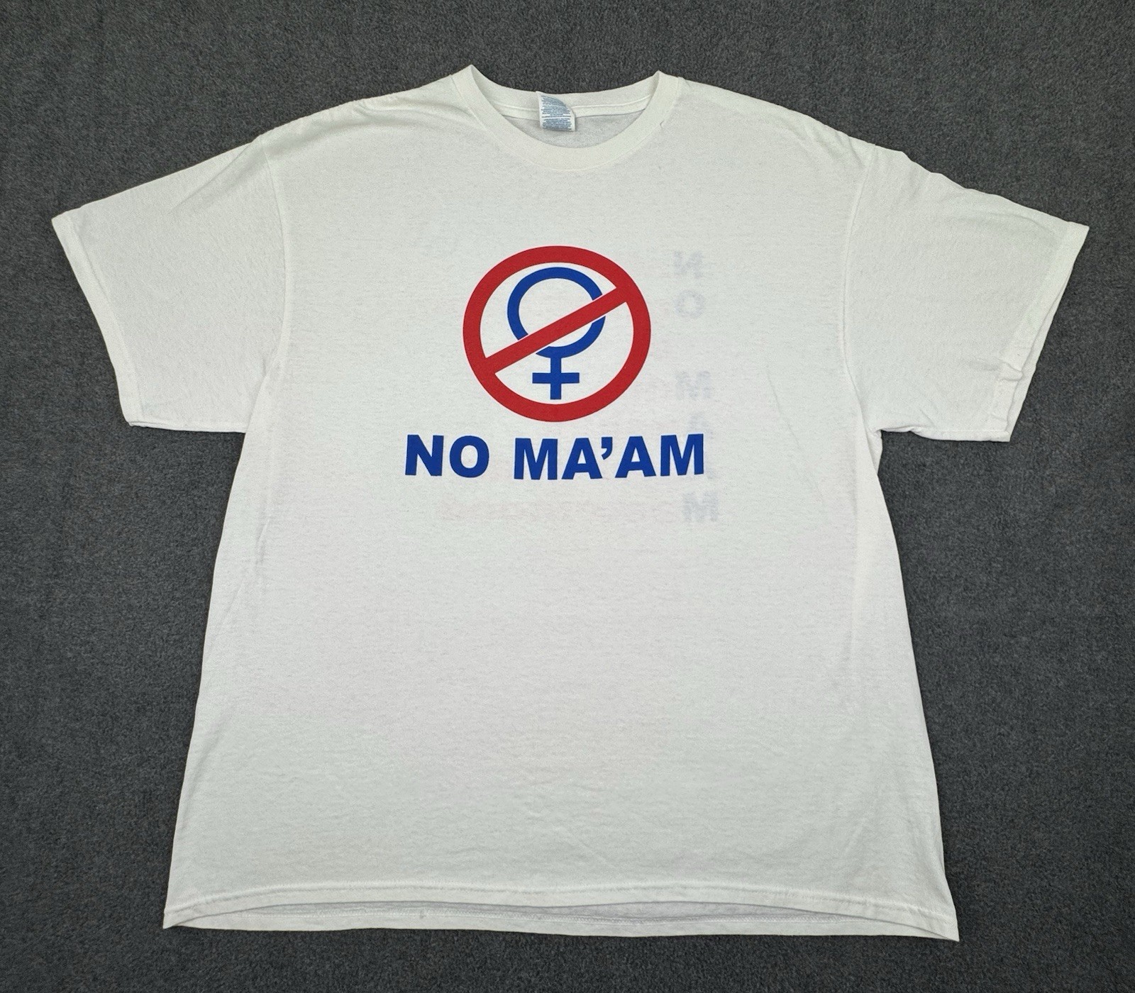 Married With Children No Ma’am T-Shirt Mens XL White Short Sleeve Graphic