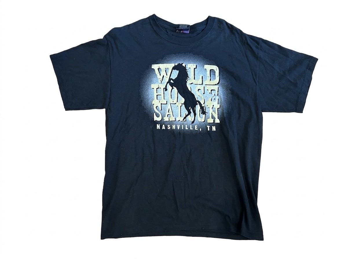 Wildhorse Saloon Nashville TN T Shirt Mens Large L Black MV Sport Graphic Tee