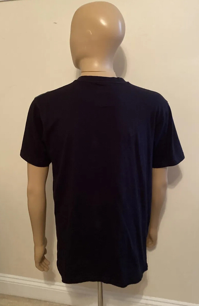 Avirex Urban Style Men L Embellished Tee Shirt Sewn-on Patch