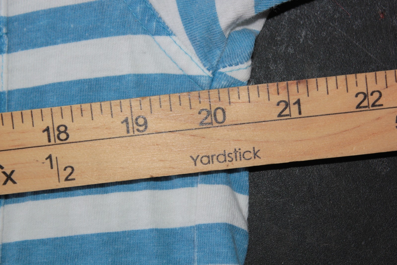 OG Vintage GAP Blue Striped Oversized Pocket T-Shirt Mens XS