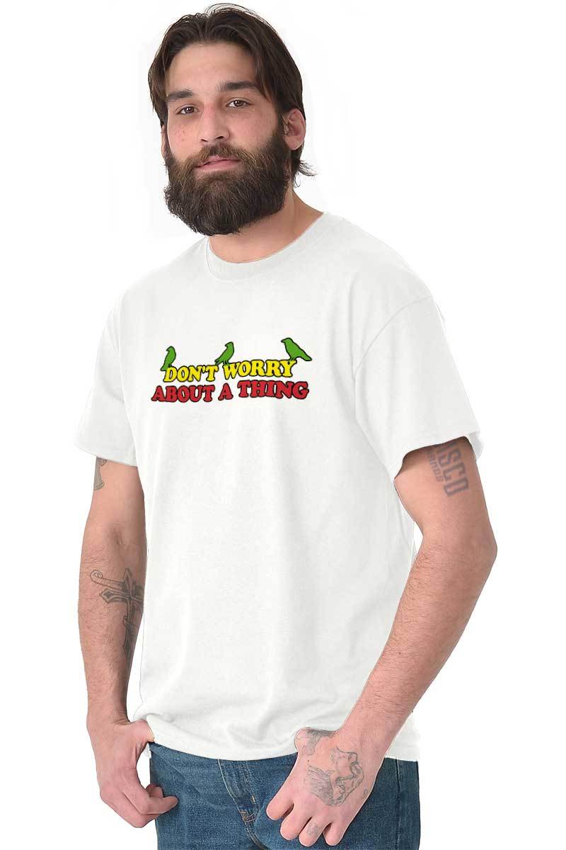 Dont Worry About A Thing Three Little Birds Womens or Mens Crewneck T Shirt Tee