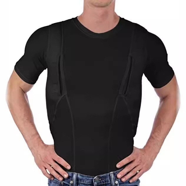 Men’s Concealed Holster Tactical High Stretch T-Shirt
