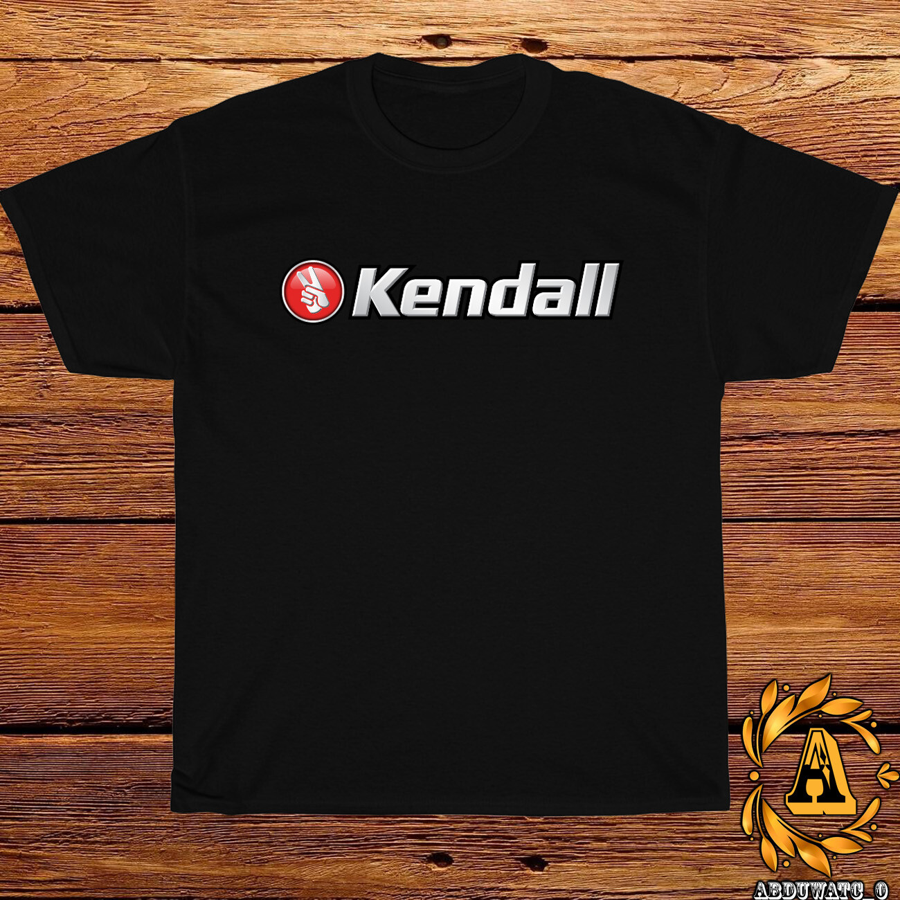 New Kendall Motor Oil Logo Black/Sport Grey/White/Navy/Red T-Shirt S-5XL
