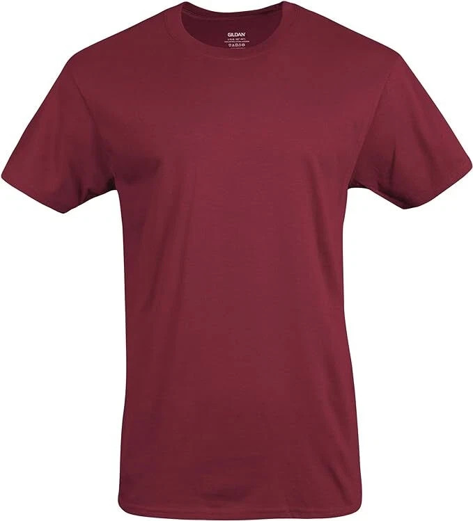 Gildan (5-pack) Bulk Solid Heavy Cotton Short Sleeve Blank Tee T-Shirt S-XL