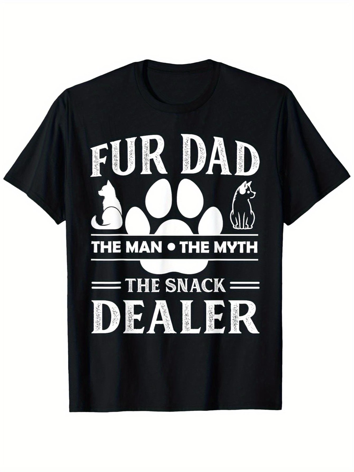 Fur Dad Snack Dealer Shirt – Cat and Dog Dad Gift – Funny Pet Lover Graphic Tee
