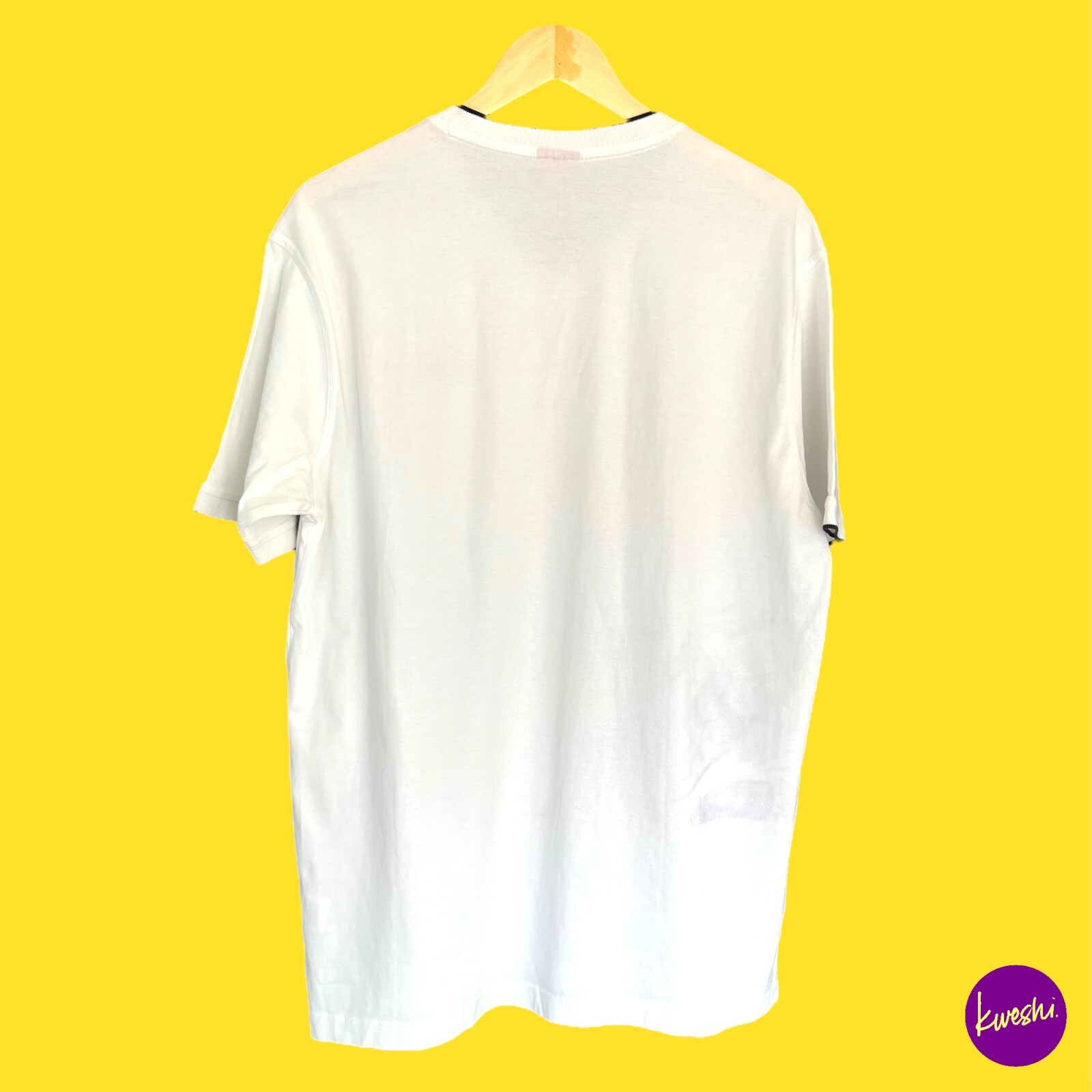 SLAZENGER Men’s Essential T-Shirt, 100% Cotton, Crew Neck, White, UK XL